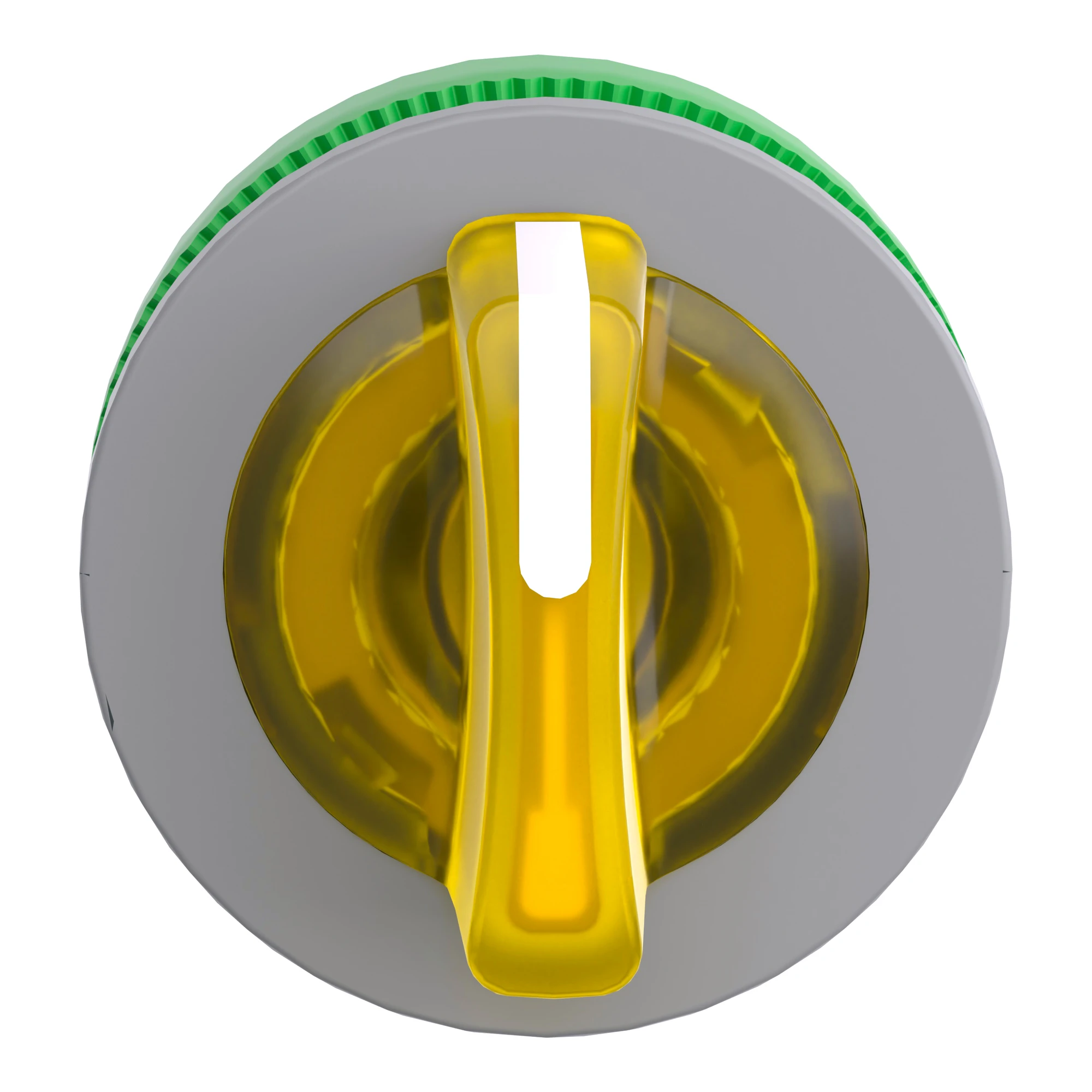 Schneider Electric ZB5FK1383C0 Illuminated selector switch, front element, Harmony XB5F, plastic, 30mm, yellow, for universal LED, 3 positions, latching (img_006)