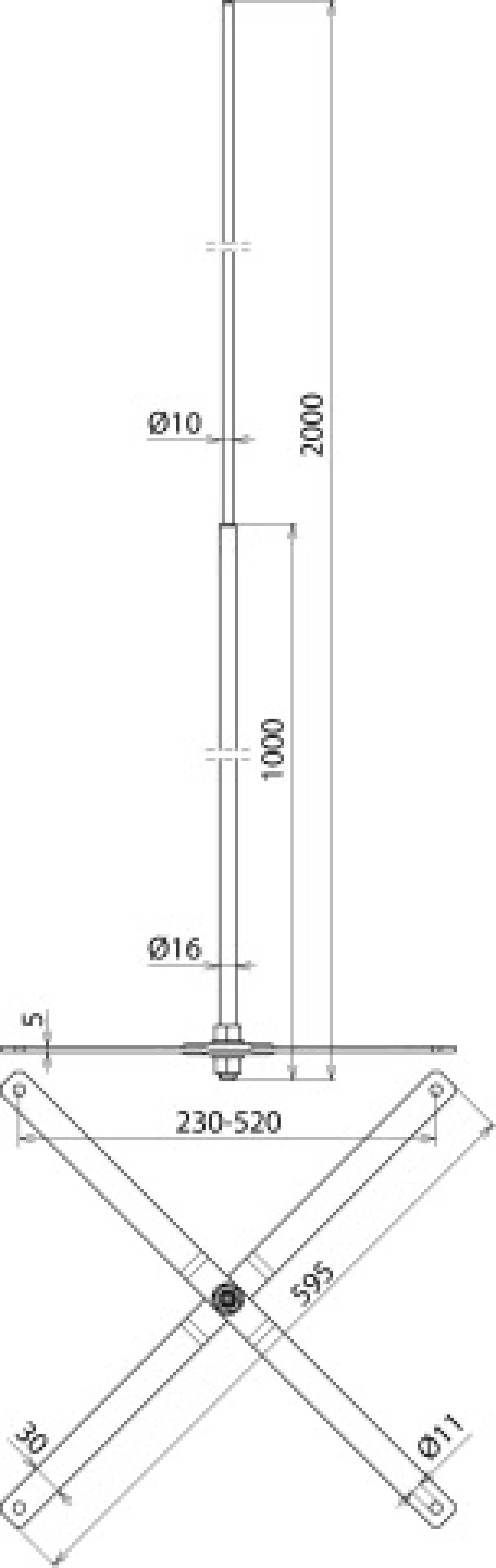 Dehn 123021 Air-termin. rod f. metal roofs Al/StSt D 16/10mm L 2000mm (img_002) Dehn 123021 Air-termin. rod f. metal roofs Al/StSt D 16/10mm L 2000mm (img_002)