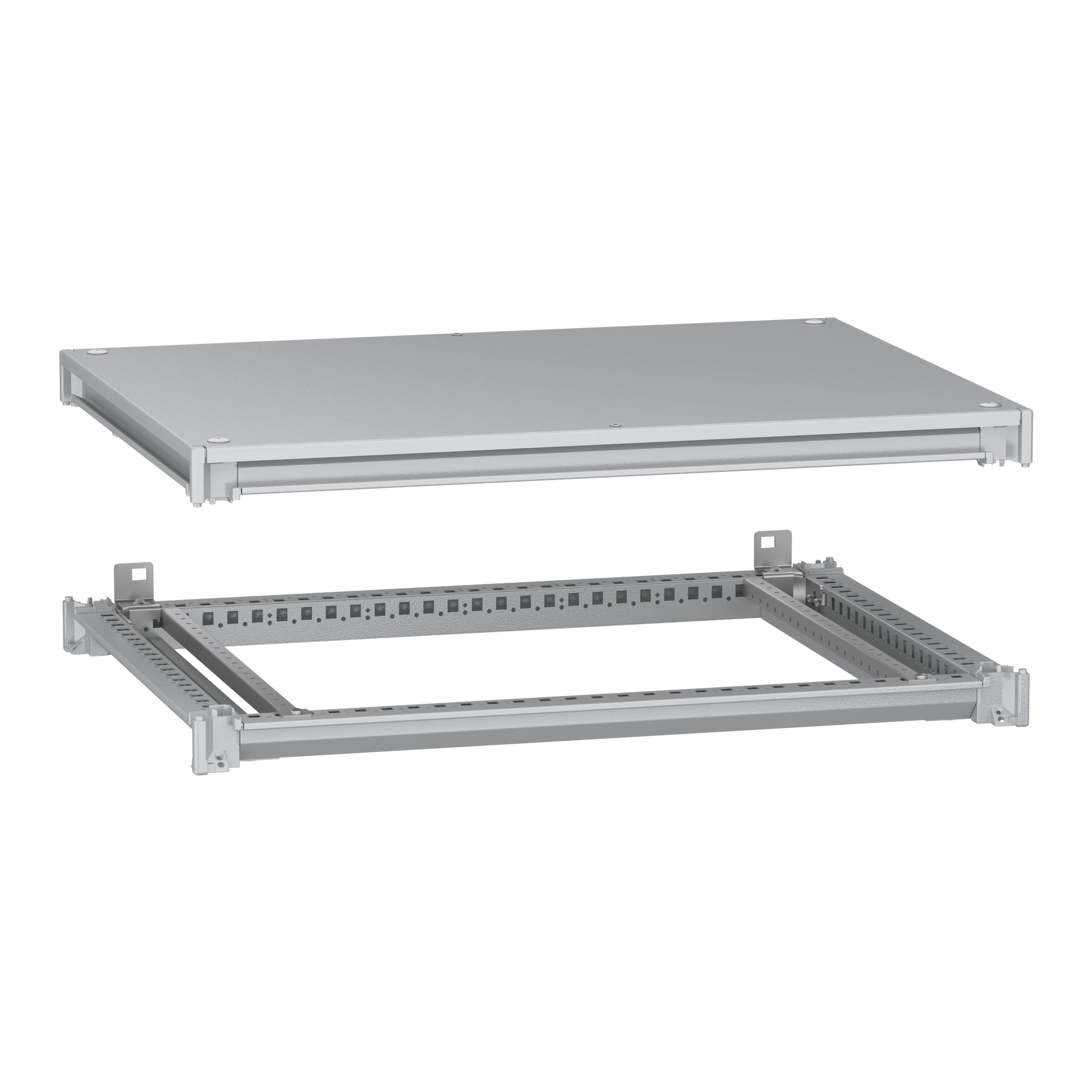 Schneider Electric NSYSFNC86 Lower and upper frame, PanelSeT SFN, for electrical enclosures W 800 x D 600 mm, including roof (img_001)