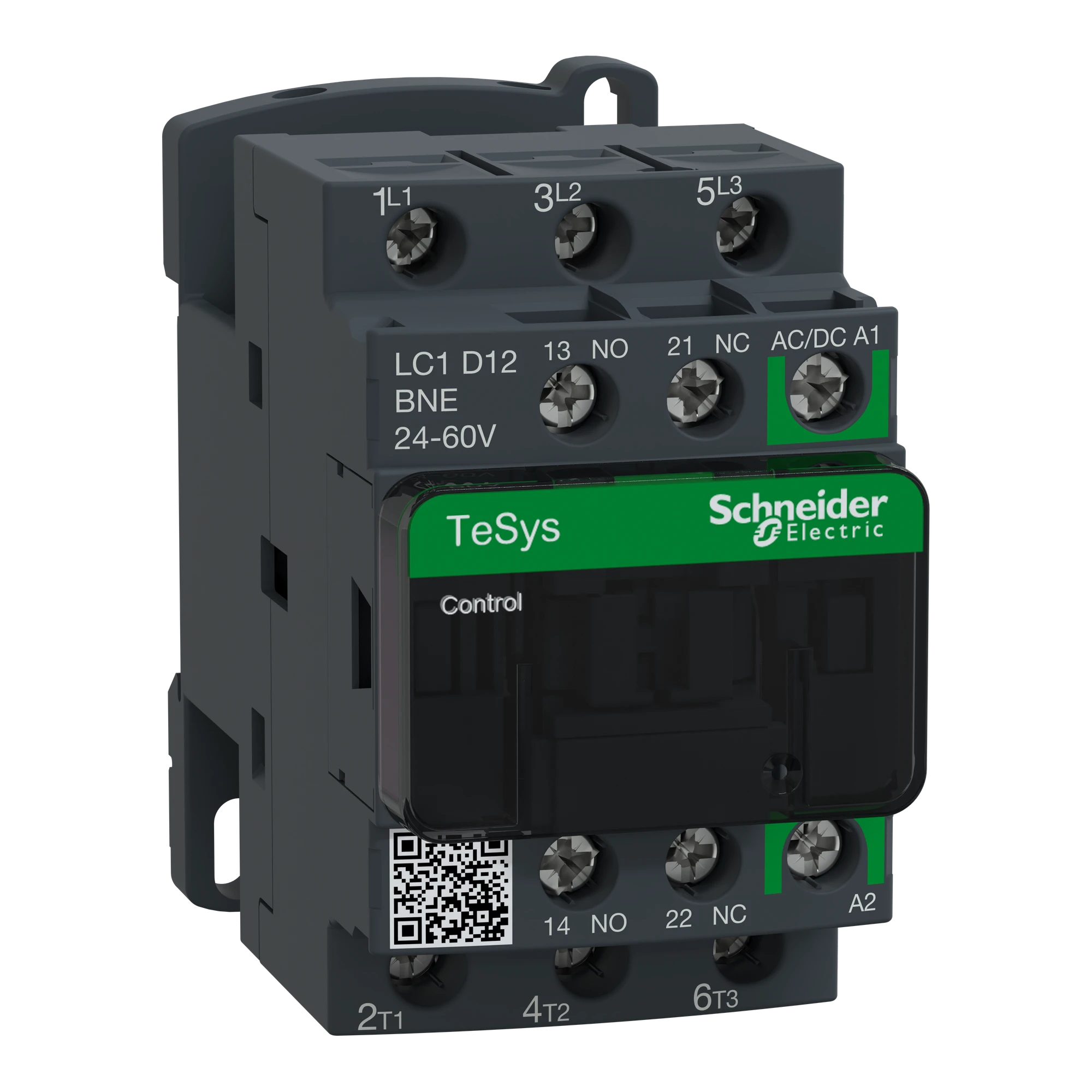 Schneider Electric LC1D12BNE Power contactor LC1D 3p, +1NO+1NC, 5.5 kW, 12 A, 400 V AC3, Coil 24-60 V AC/DC (img_001) Schneider Electric LC1D12BNE Power contactor LC1D 3p, +1NO+1NC, 5.5 kW, 12 A, 400 V AC3, Coil 24-60 V AC/DC (img_001)