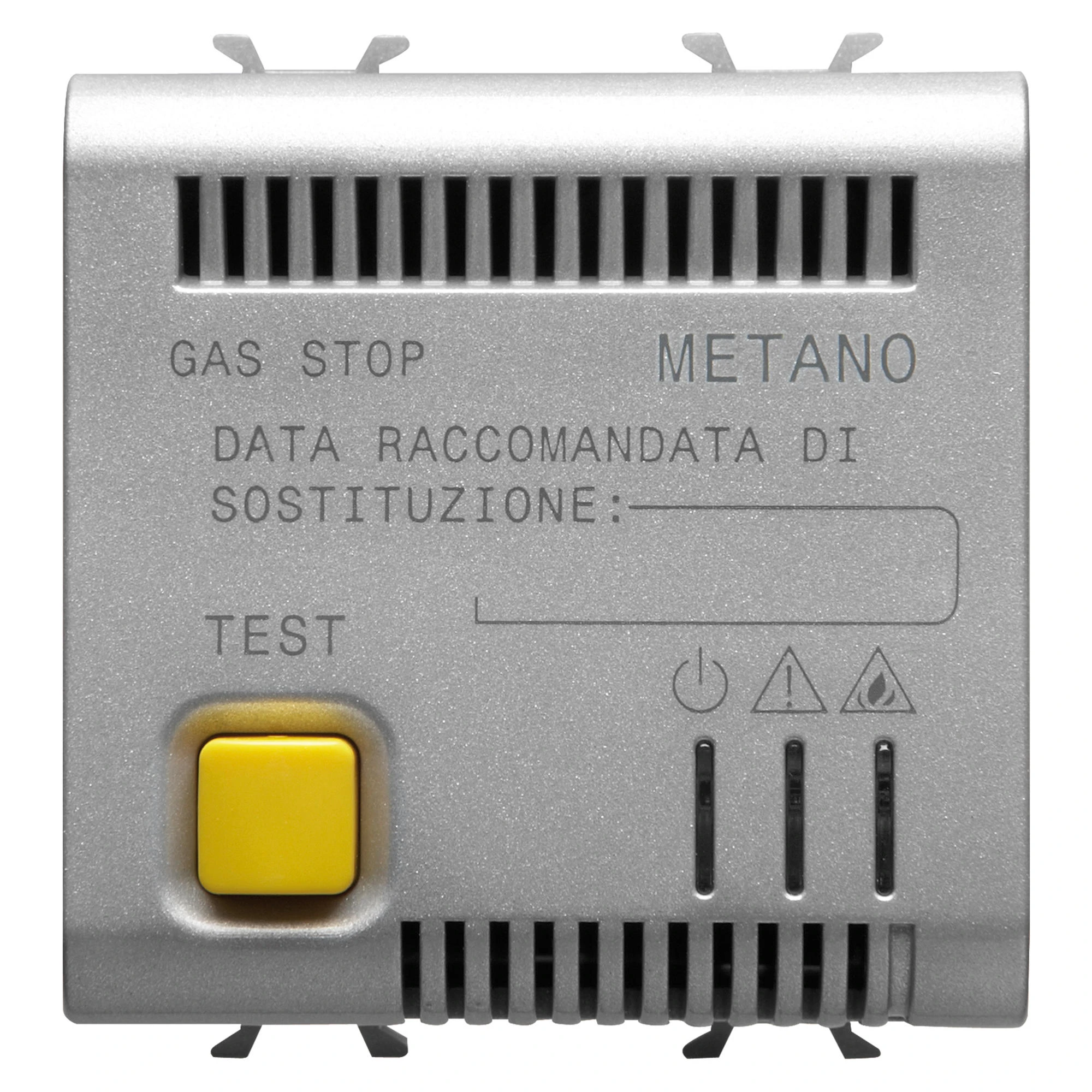 GEWISS GW14712 METHANE GAS DETECTOR - 12V ac/dc - 2 MODULES – TITANIUM - CHORUSMART (img_001)