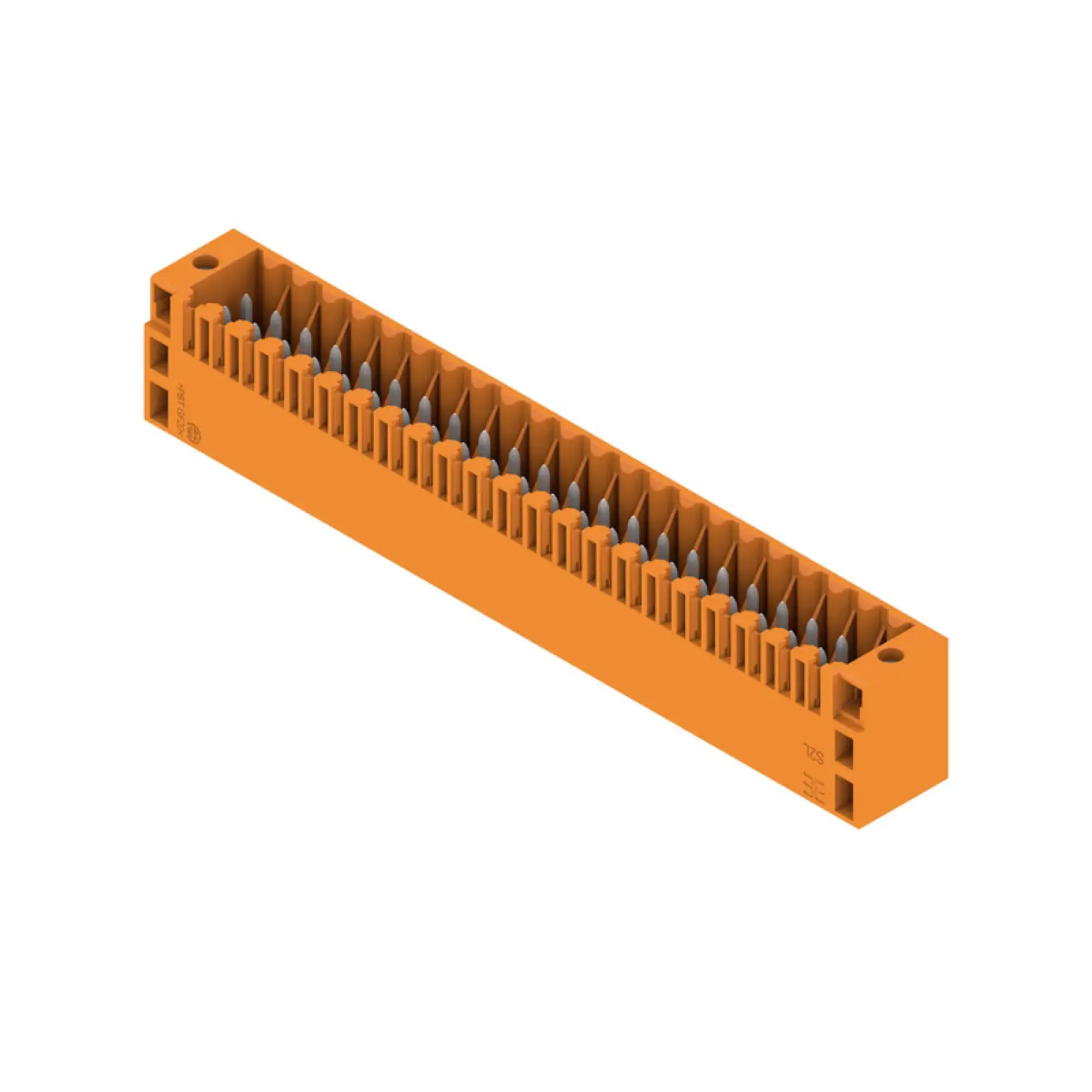 Weidmüller 2559350000 PCB connector (board connection), 125 V, 10 A, Pitch in mm: 3.50, Number of poles: 44, THT solder connection, Box (img_001)