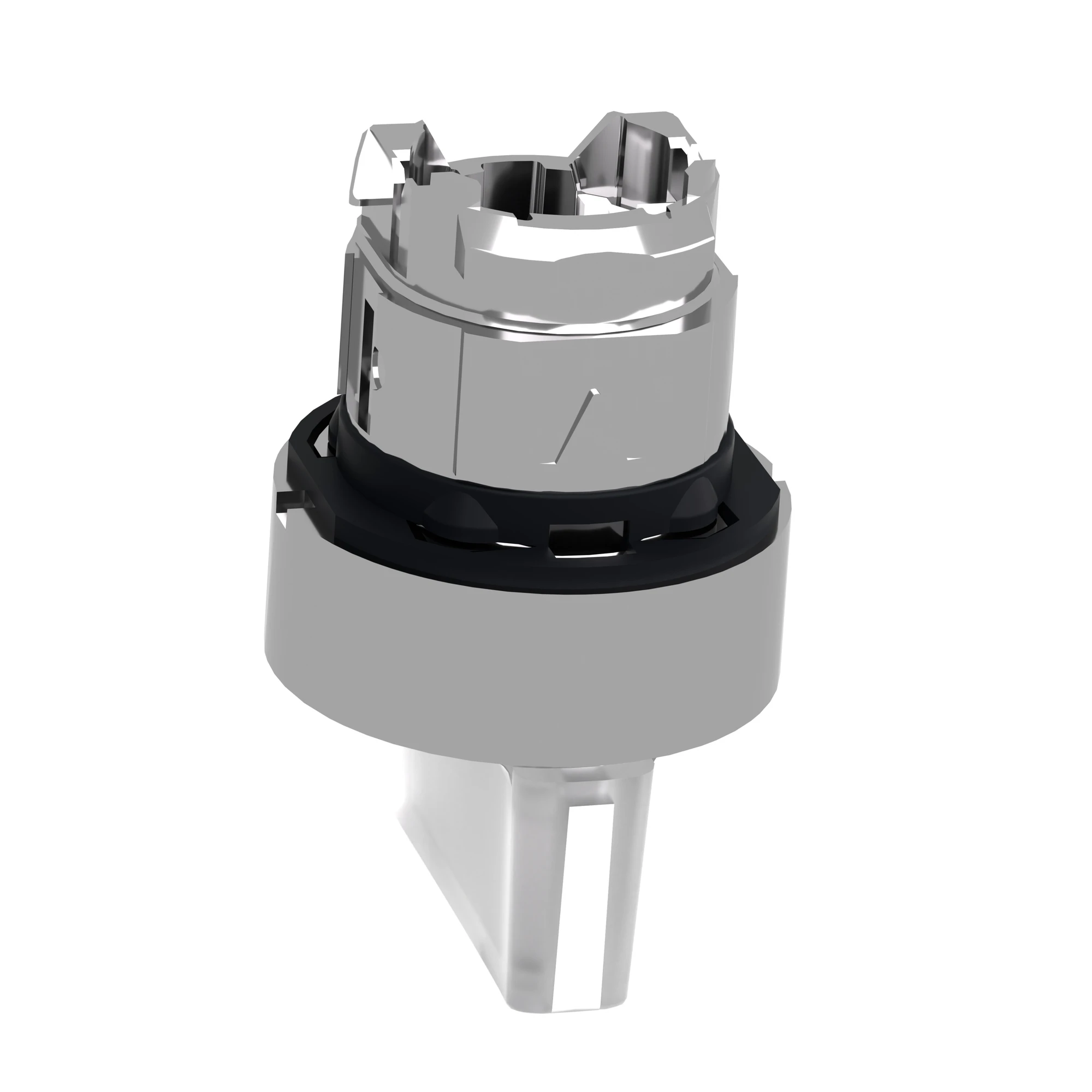 Schneider Electric ZB4BK1313 Illuminated selector switch, front element, Harmony XB4, metal, 22mm, white, for universal LED, 3 positions, latching (img_008)