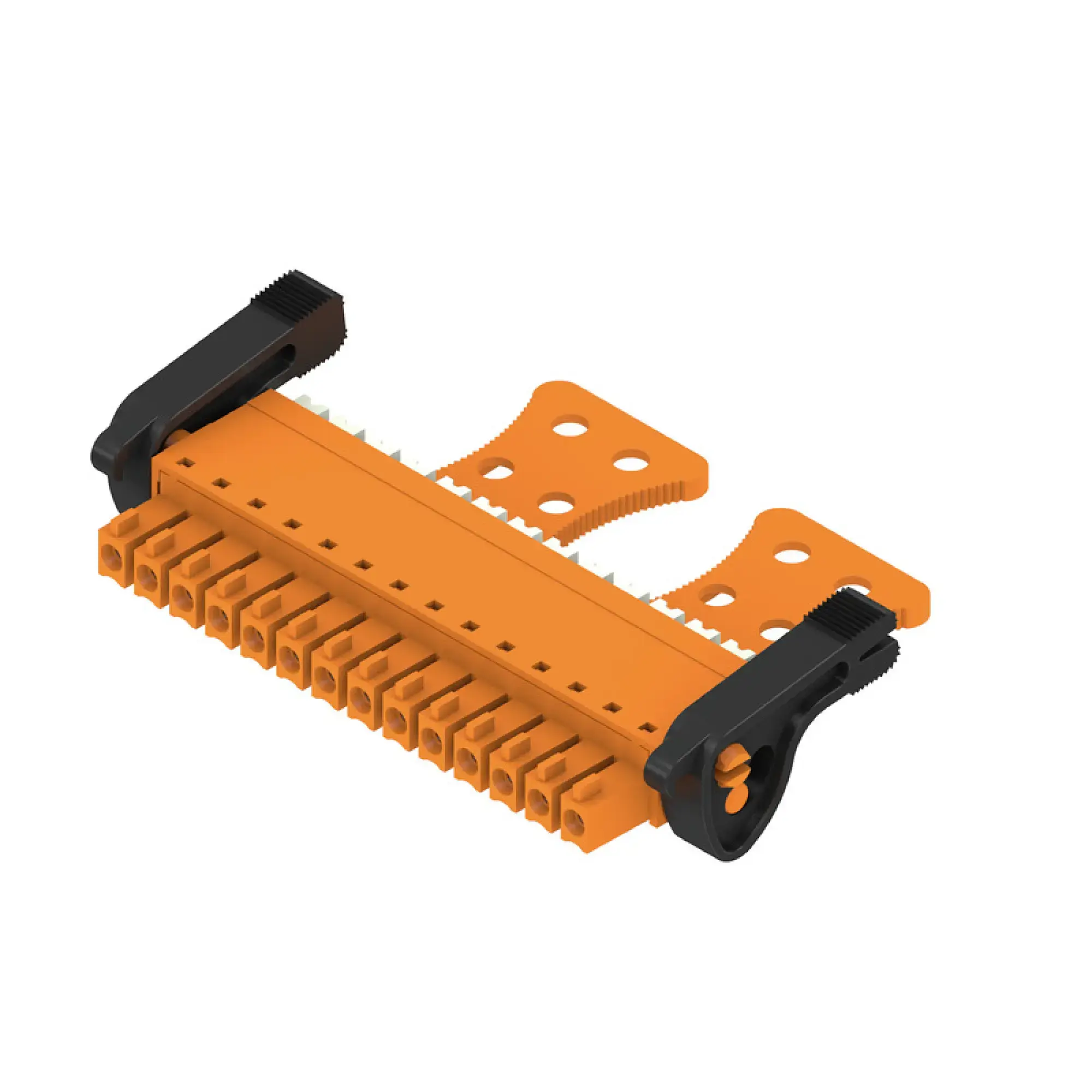 Weidmüller 2442990000 PCB connector (wire connection), 160 V, 17.5 A, Pitch in mm: 3.81, 1.5 mm², Number of poles: 14, PUSH IN with actuator, Box (img_001)