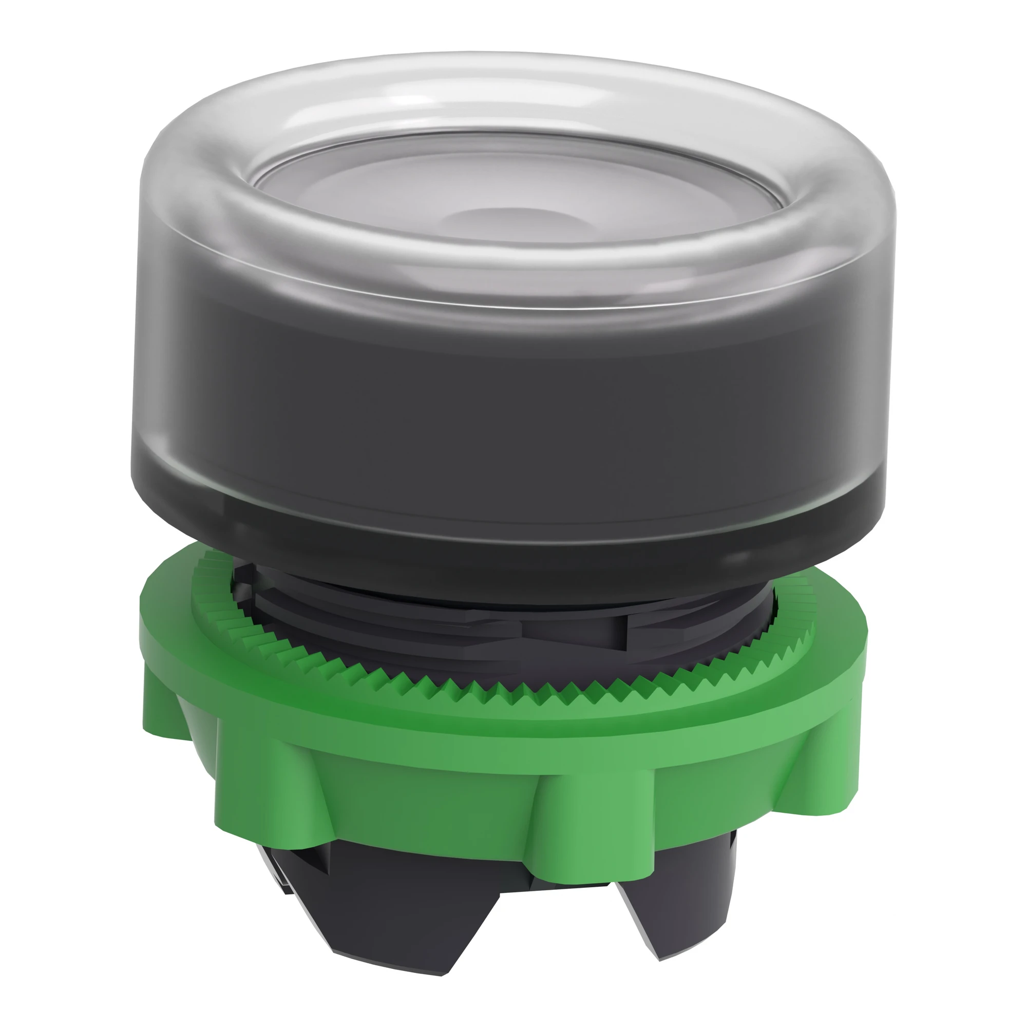 Schneider Electric ZB5AW513 Illuminated push-button, front element, Harmony XB5, plastic, 22mm, white, for universal LED, with protective cap (img_005)