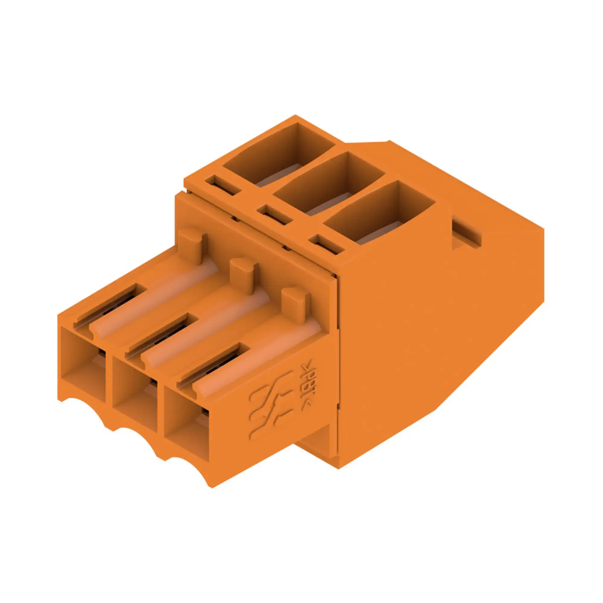Weidmüller 1638560000 PCB connector (wire connection), 160 V, 12 A, Pitch in mm: 3.50, 1.5 mm², Number of poles: 3, Clamping yoke connection, Box (img_001)
