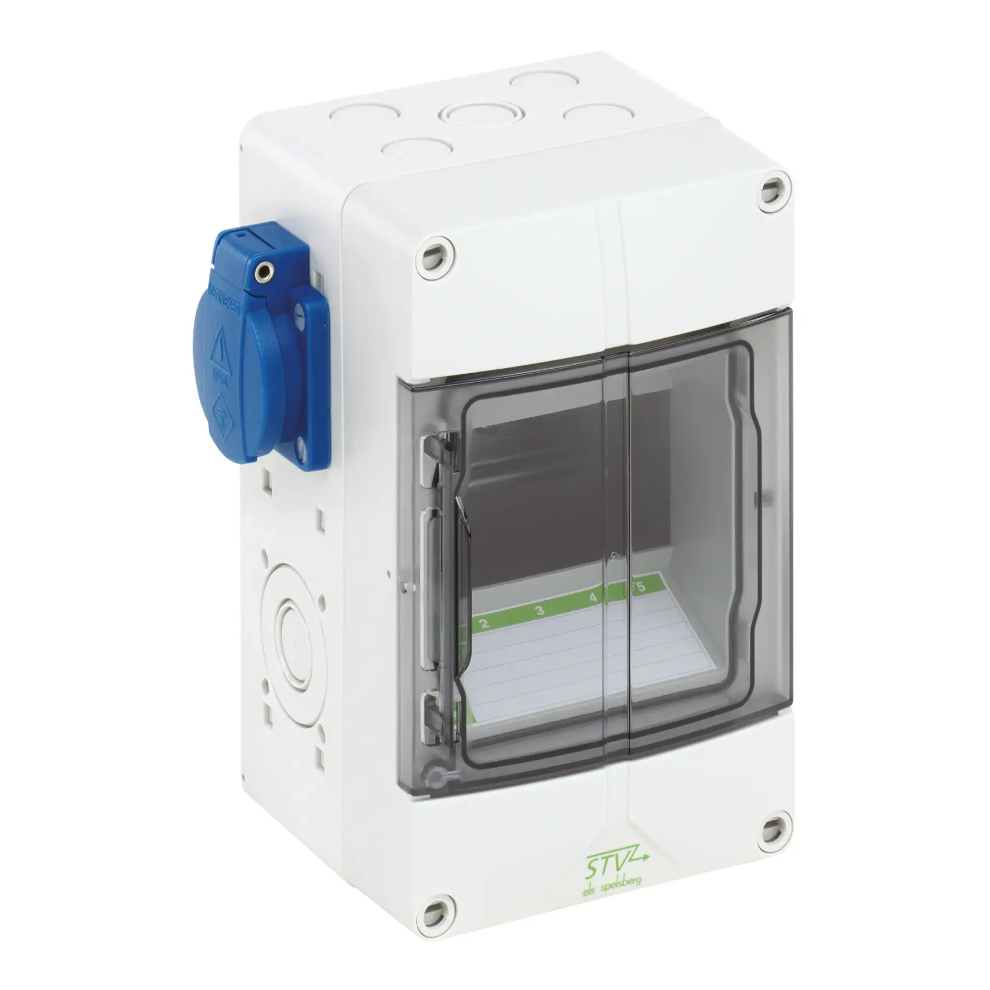 Spelsberg 72830201 Socket outlet combination, Type of protection IP44, 4 TE, Impact strength IK08, Protection class II, Rated insulation voltage 230V AC, Halogen free (img_001) Spelsberg 72830201 Socket outlet combination, Type of protection IP44, 4 TE, Impact strength IK08, Protection class II, Rated insulation voltage 230V AC, Halogen free (img_001)