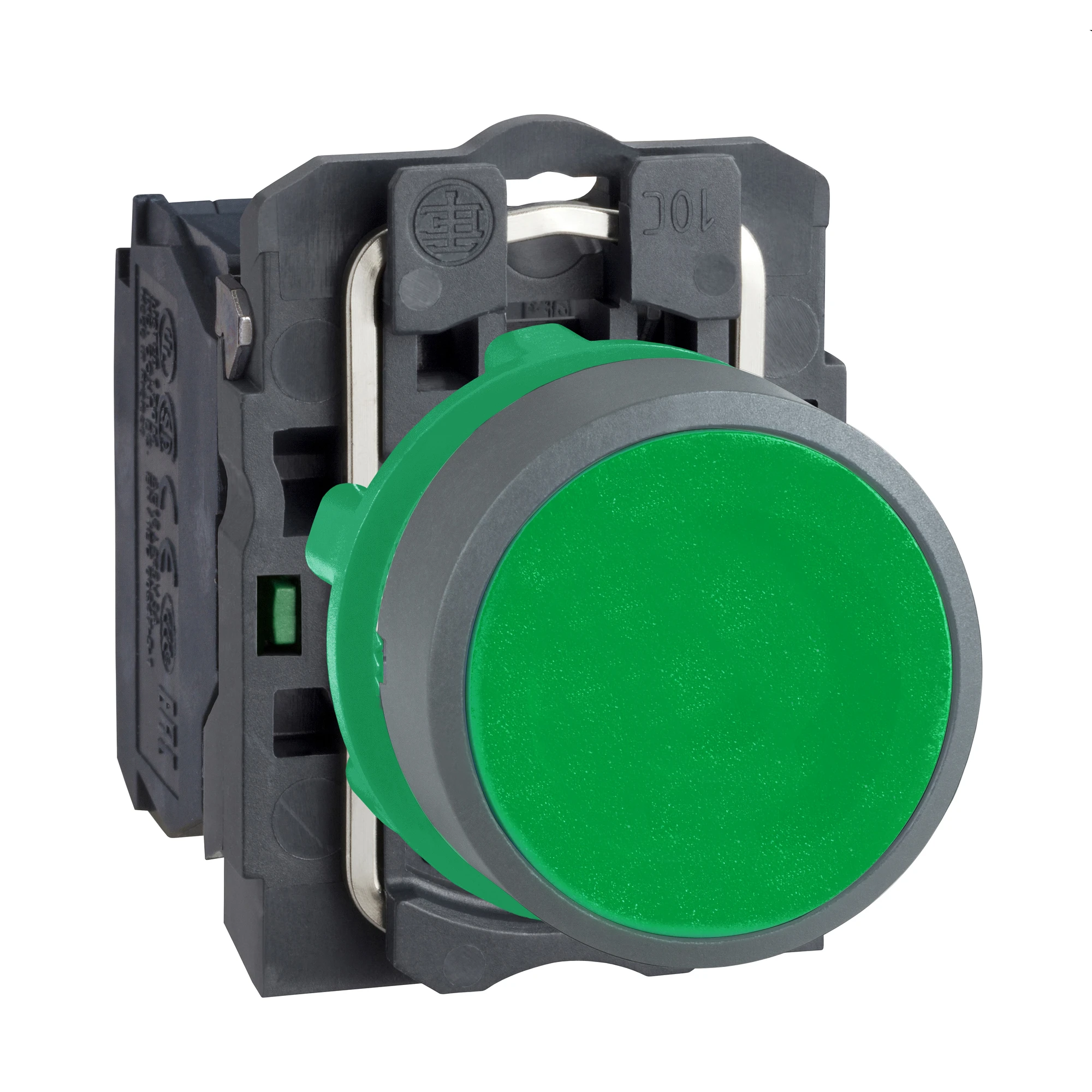 Schneider Electric XB5AA31C0 Pushbutton, Harmony XB5, plastic, light gray, green, unlabelled, 22mm, momentary, 1NO (img_001) Schneider Electric XB5AA31C0 Pushbutton, Harmony XB5, plastic, light gray, green, unlabelled, 22mm, momentary, 1NO (img_001)
