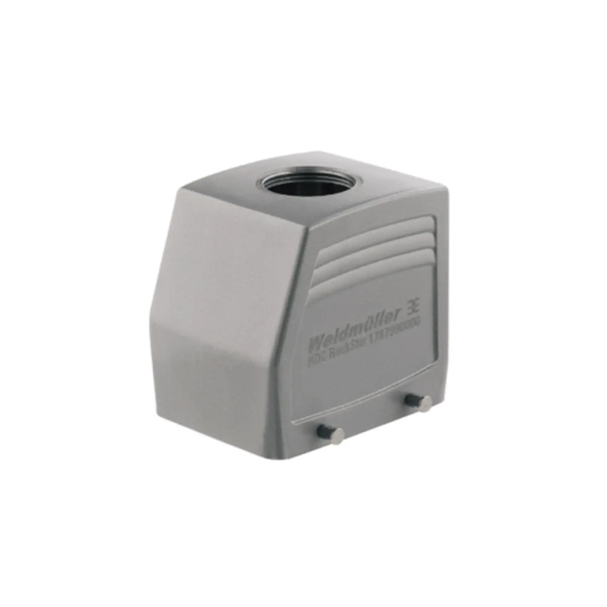Weidmüller 1665790000 Housing (industry plug-in connectors), Cable entry from top, Plug housing, Side-locking clamp on lower side, Size: 7, IP65 (in plugged condition) (img_001)