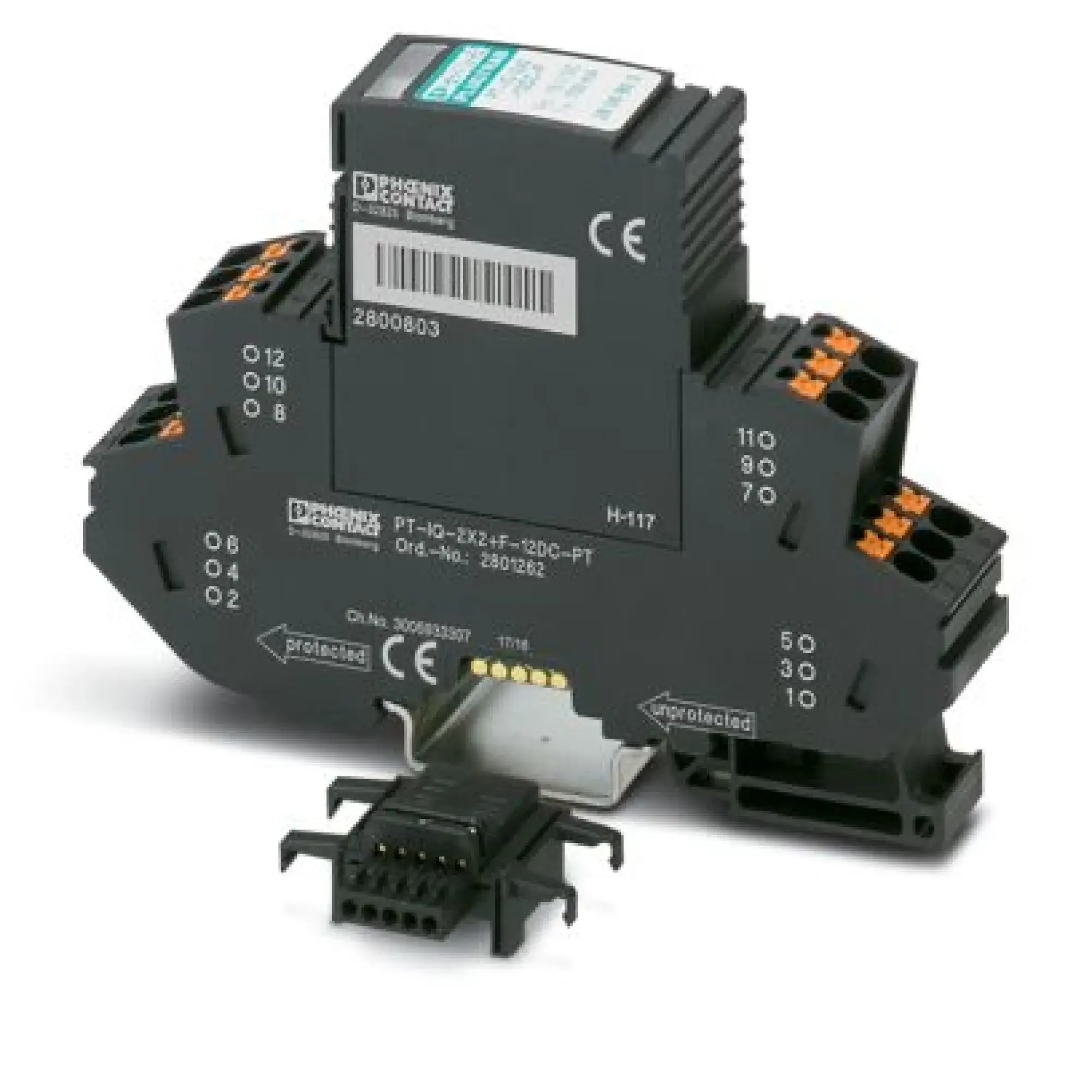 Phoenix Contact 2801262 Surge protection device PT-IQ-2X2+F-12DC-PT (img_001)