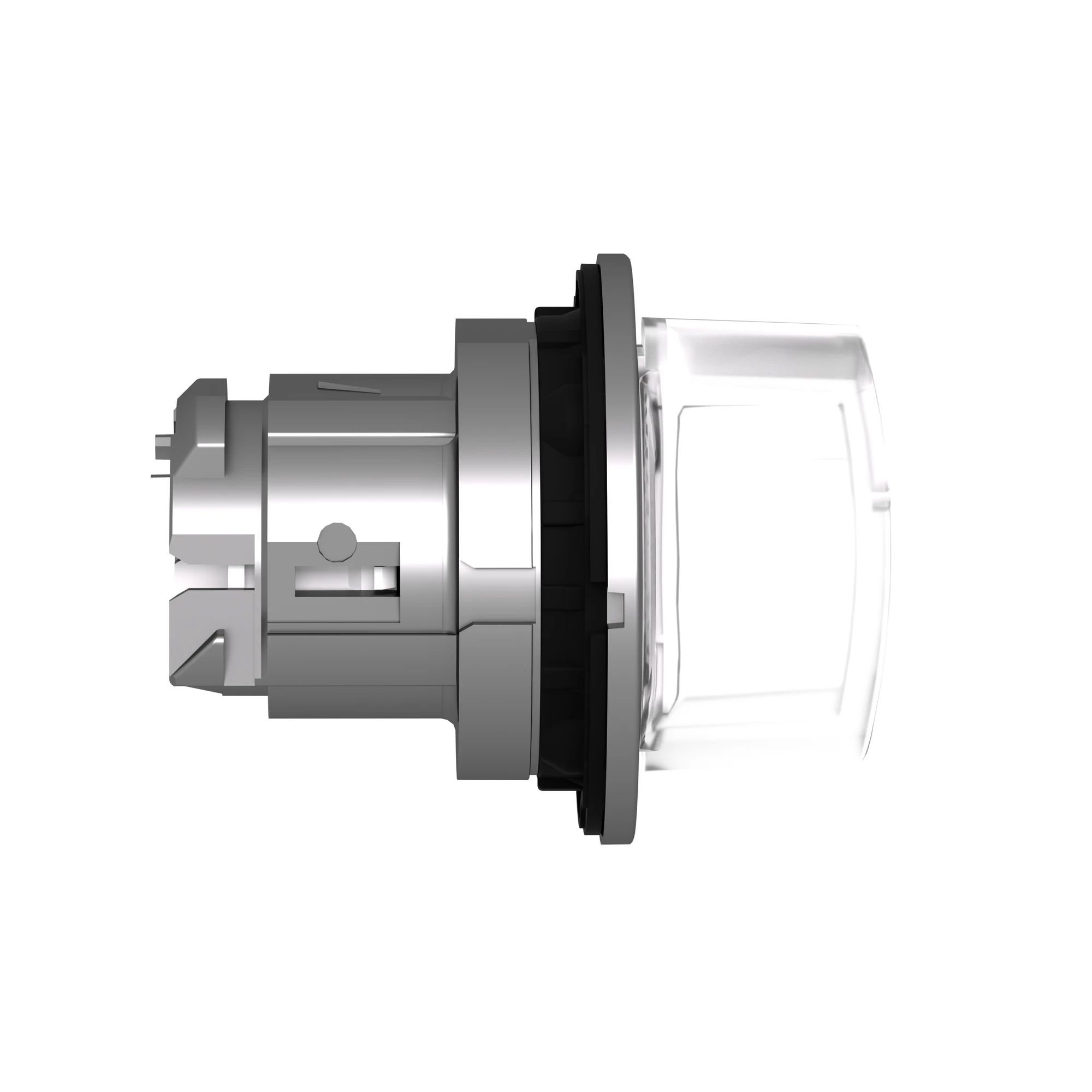 Schneider Electric ZB4FK1513 Illuminated Selector Switch, Front Element, Harmony XB4F, Metal, 30mm, White, for Universal LED, 3 Positions, Center Retained (img_004)