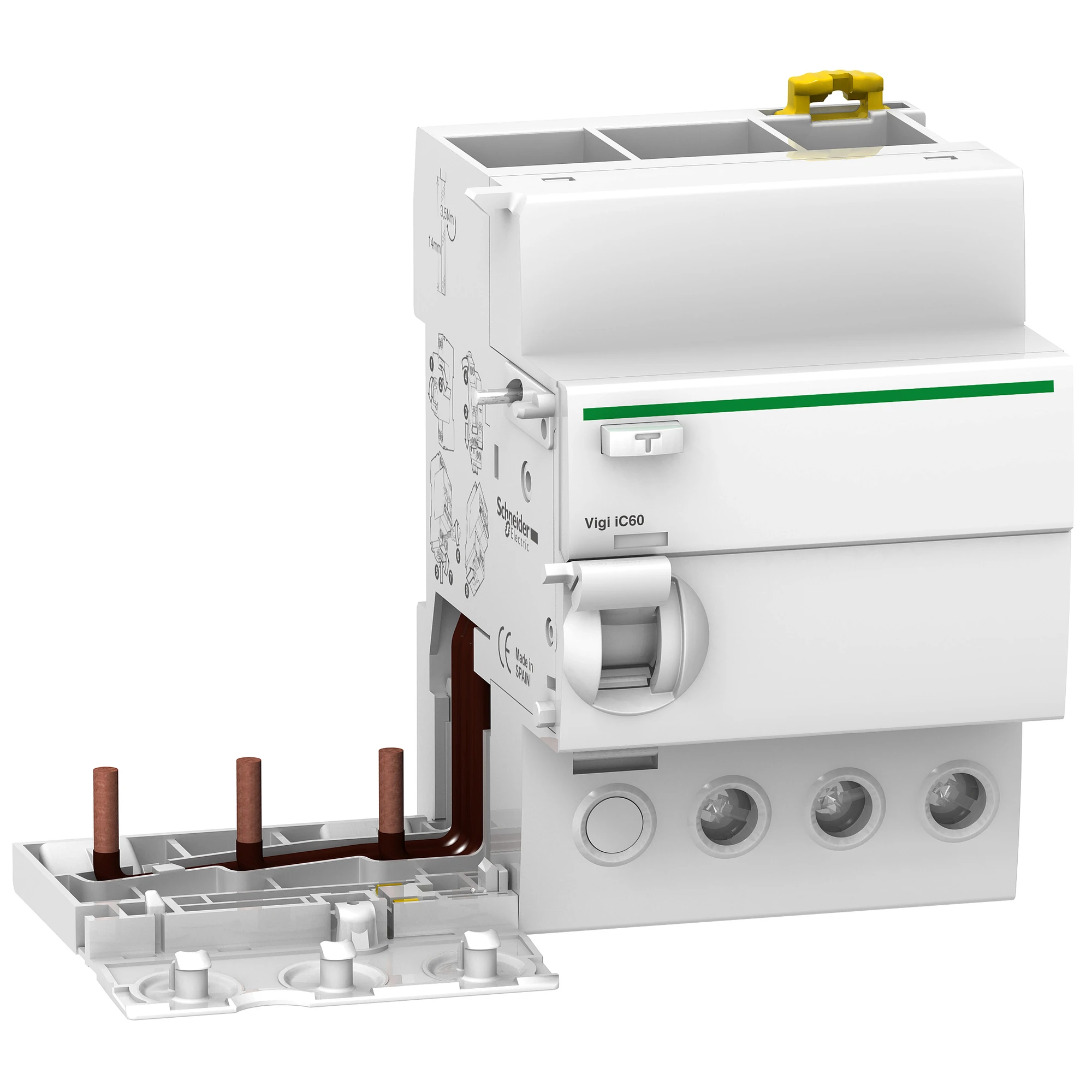 Schneider Electric A9V26363 RCD Block Vigi iC60L, 3P, 63A, 500mA, Type A (img_001) Schneider Electric A9V26363 RCD Block Vigi iC60L, 3P, 63A, 500mA, Type A (img_001)