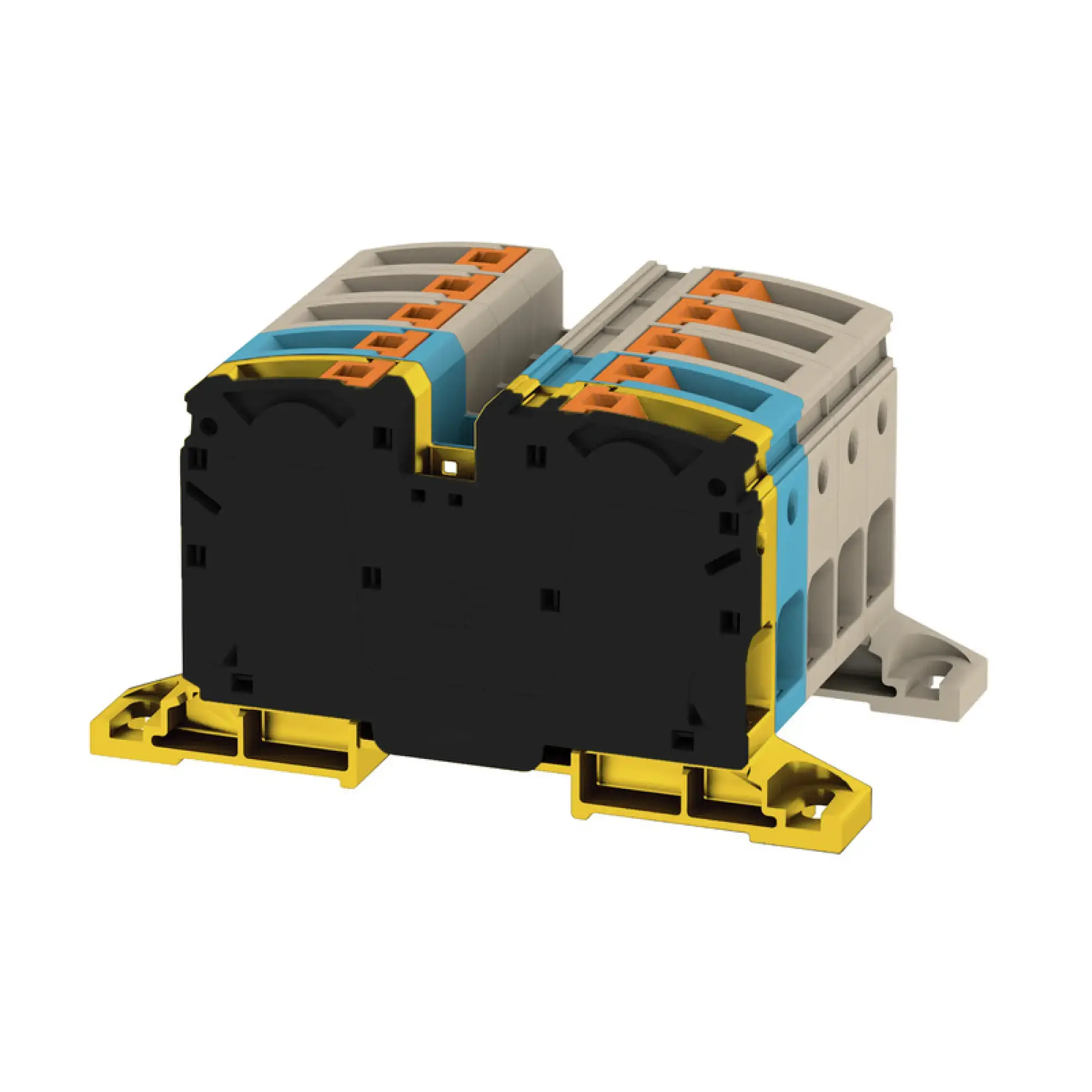 Weidmüller 2552200000 Feed-through terminal block, PUSH IN, dark beige, 35 mm², 125 A, 1000 V, Number of connections: 10 (img_001) Weidmüller 2552200000 Feed-through terminal block, PUSH IN, dark beige, 35 mm², 125 A, 1000 V, Number of connections: 10 (img_001)