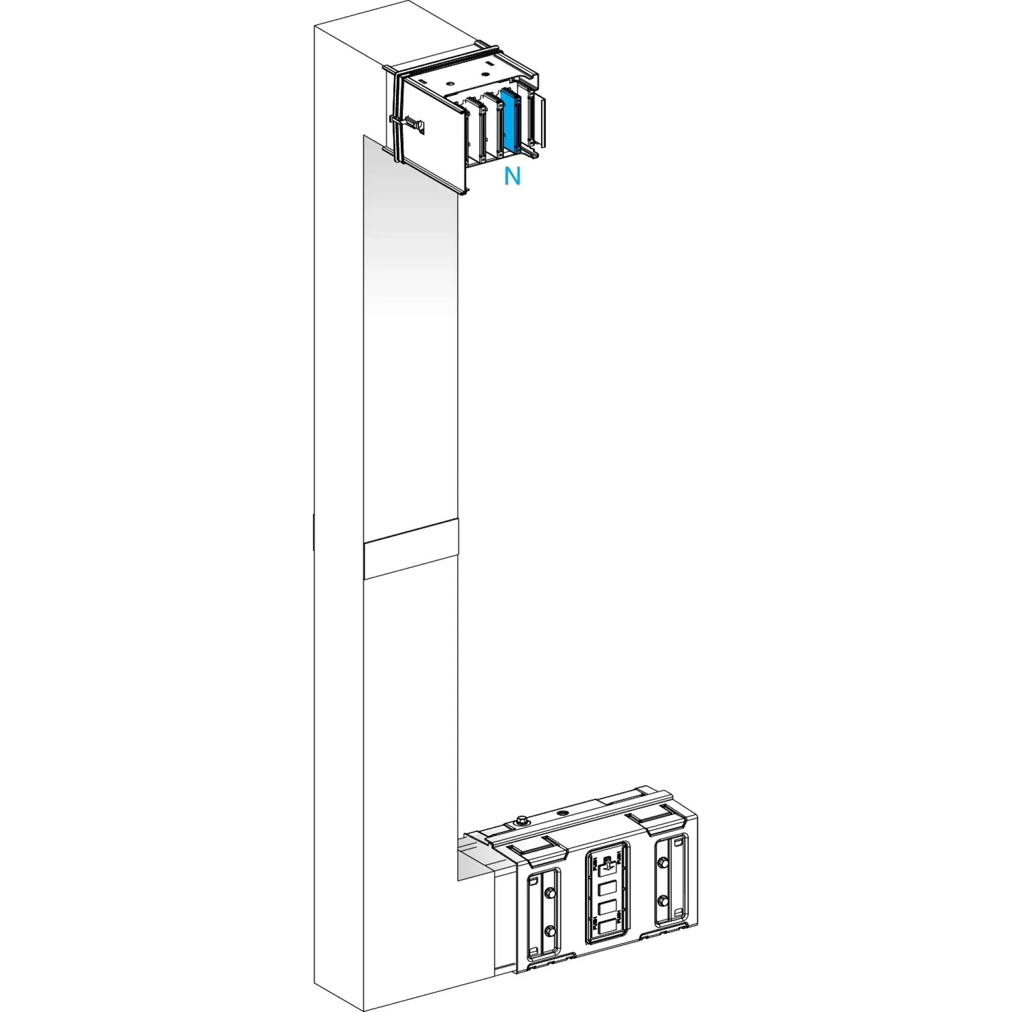Schneider Electric KSA1000DMCL41F KSA Multi-Direction Change, 1000A, Upwards Left, Fire Barrier (img_002)