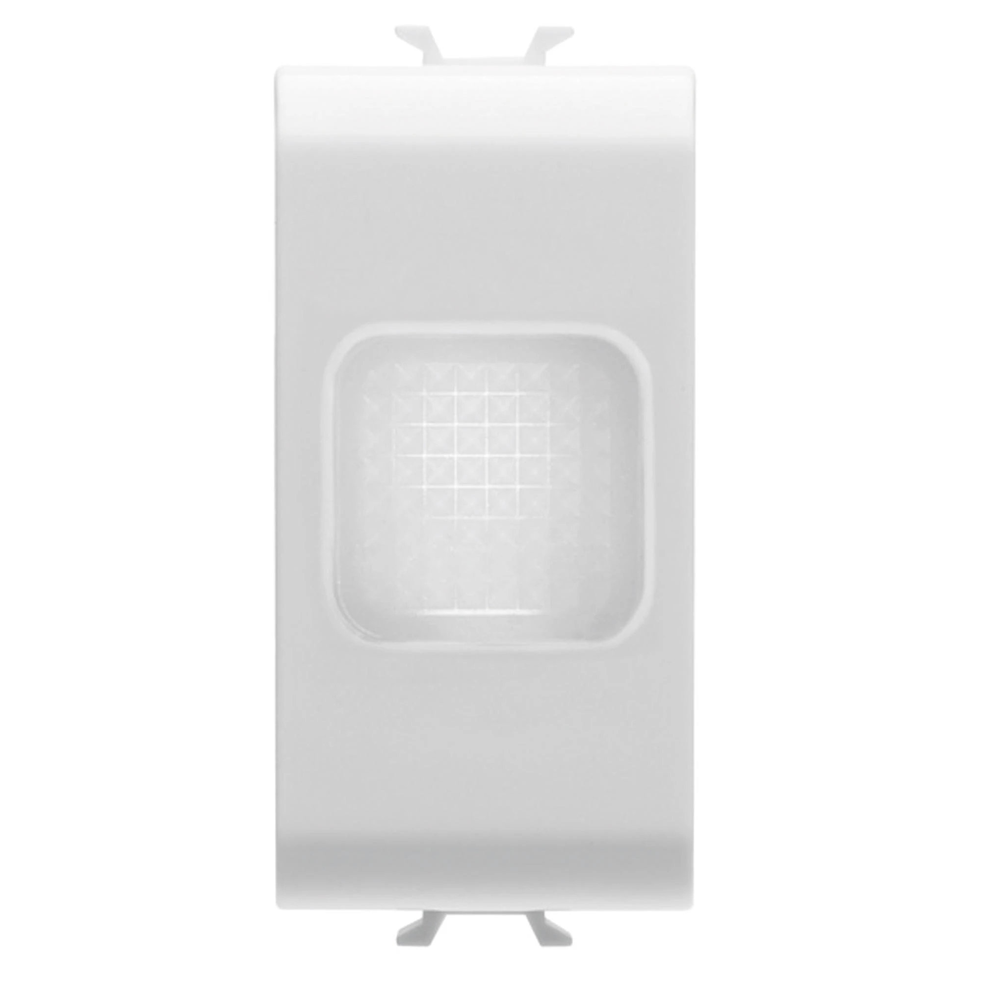 GEWISS GW10662 ANTI SATIN BLACK-OUT LAMP - 230V ac 50/60 Hz 1h - 1 MODULE - GLOSSY WHITE - CHORUSMART (img_001)