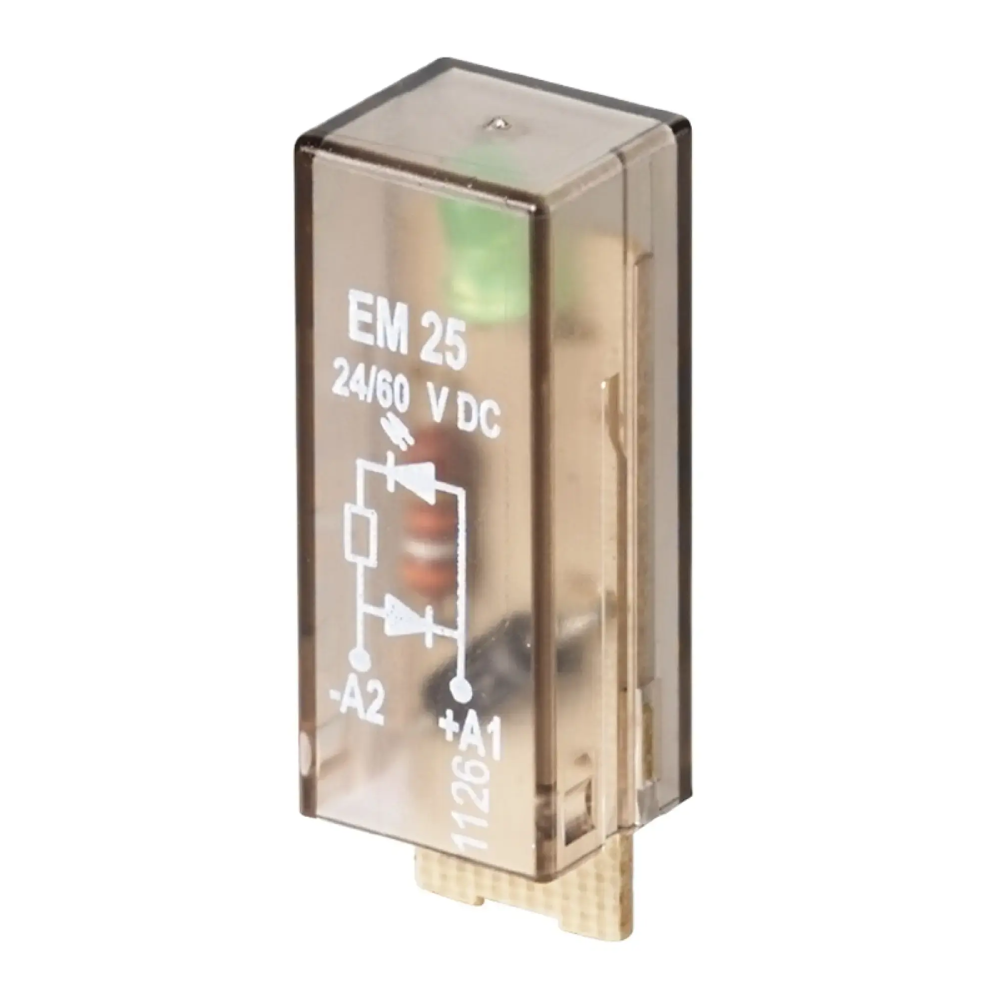 Weidmüller 8869700000 Protective suppressor circuit (relay), RIDERSERIES, 110…230 V DC, Free-wheeling diode, Status indicator: Green LED (img_001)