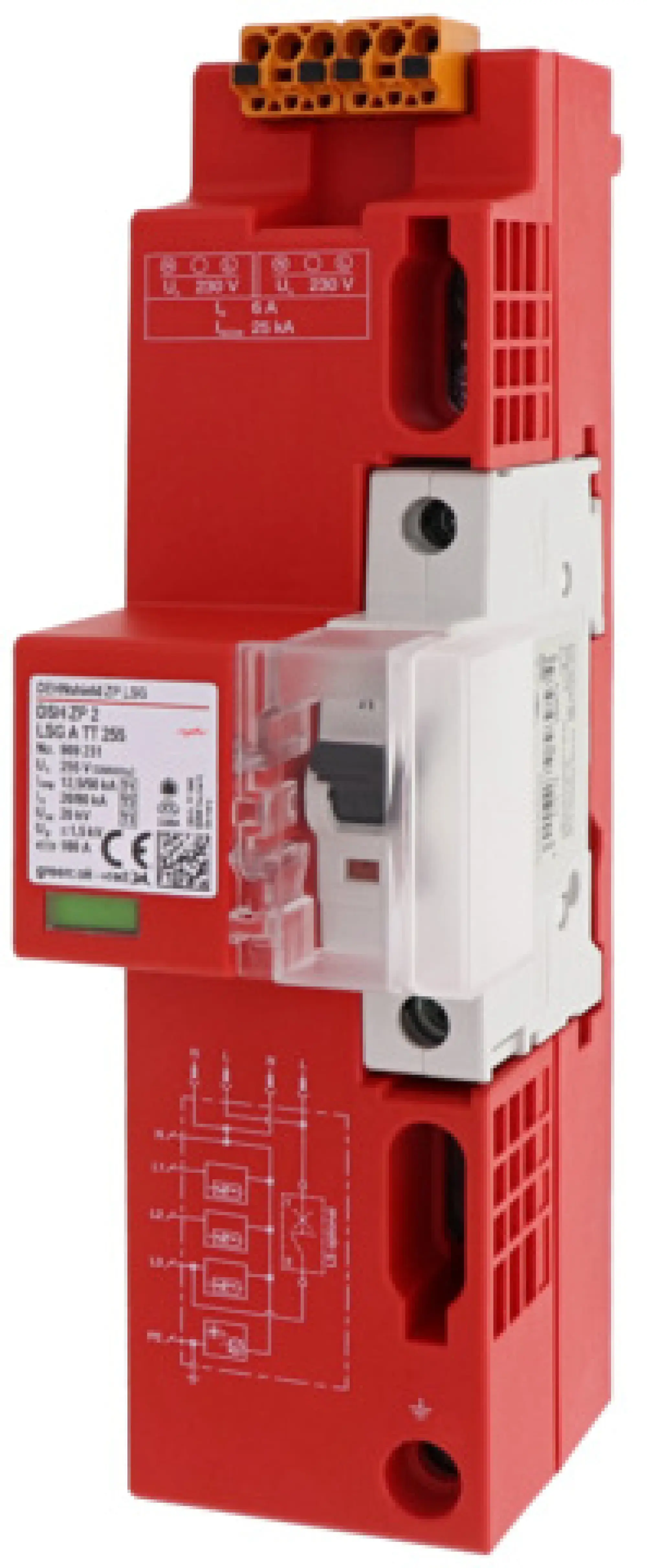 Dehn 909231 Type 1+2+3 comb. arr. DEHNshield ZP + LS 2 LSG for TT and TN-S systems (img_001)