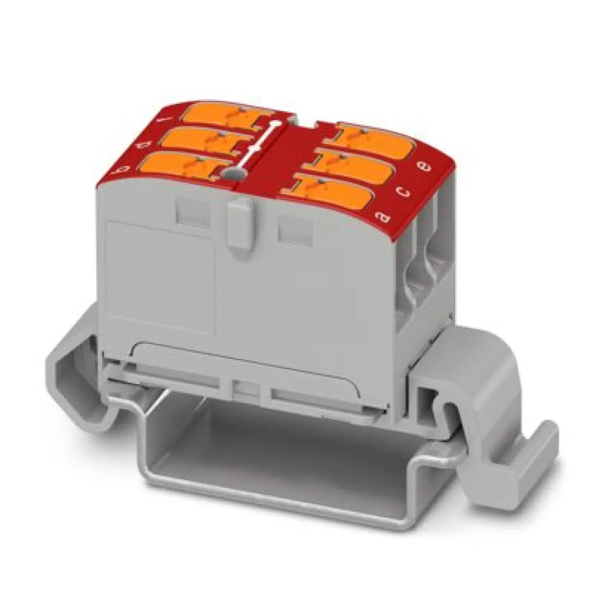 Phoenix Contact 1019528 Distribution block PTVFIX 6X2,5-NS35A RD (img_001)