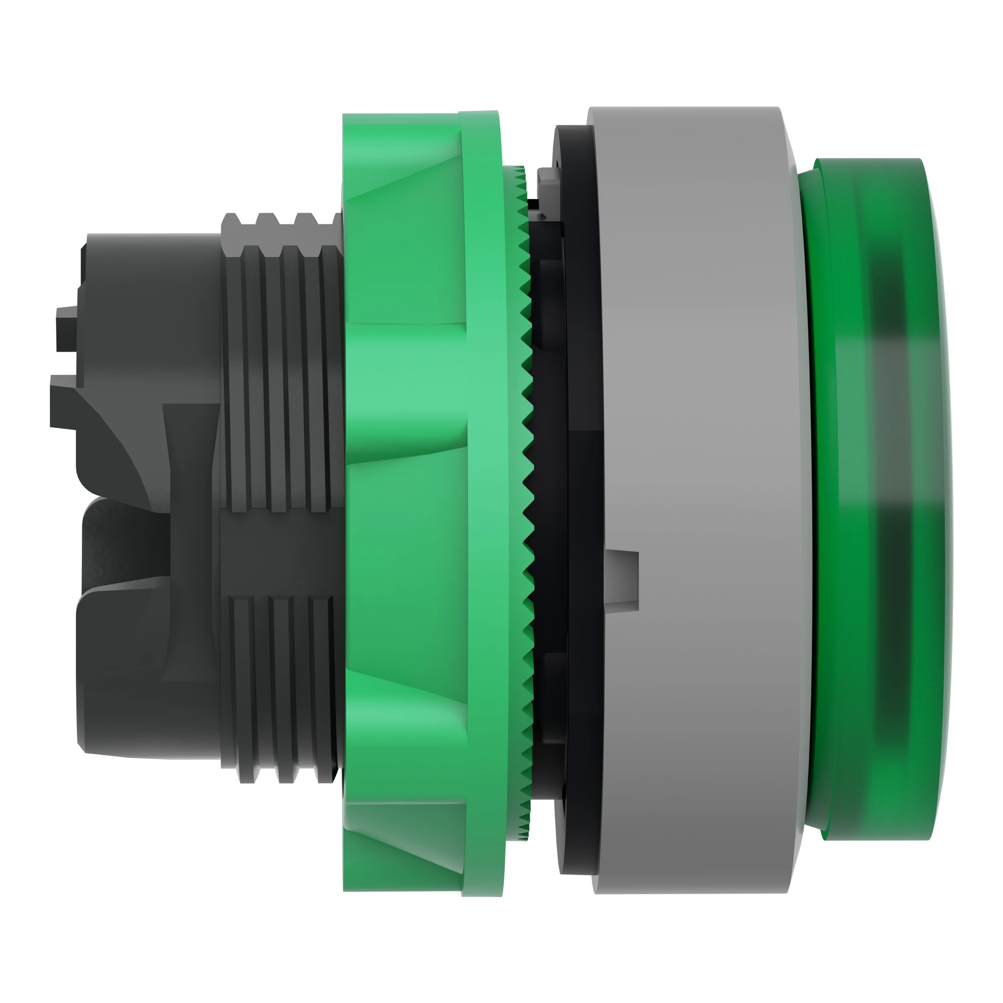 Schneider Electric ZB5AW133SC0 Illuminated push button, front element, Harmony XB5, plastic, 22mm, green, protruding, for universal LED, grooved (img_003) Schneider Electric ZB5AW133SC0 Illuminated push button, front element, Harmony XB5, plastic, 22mm, green, protruding, for universal LED, grooved (img_003)