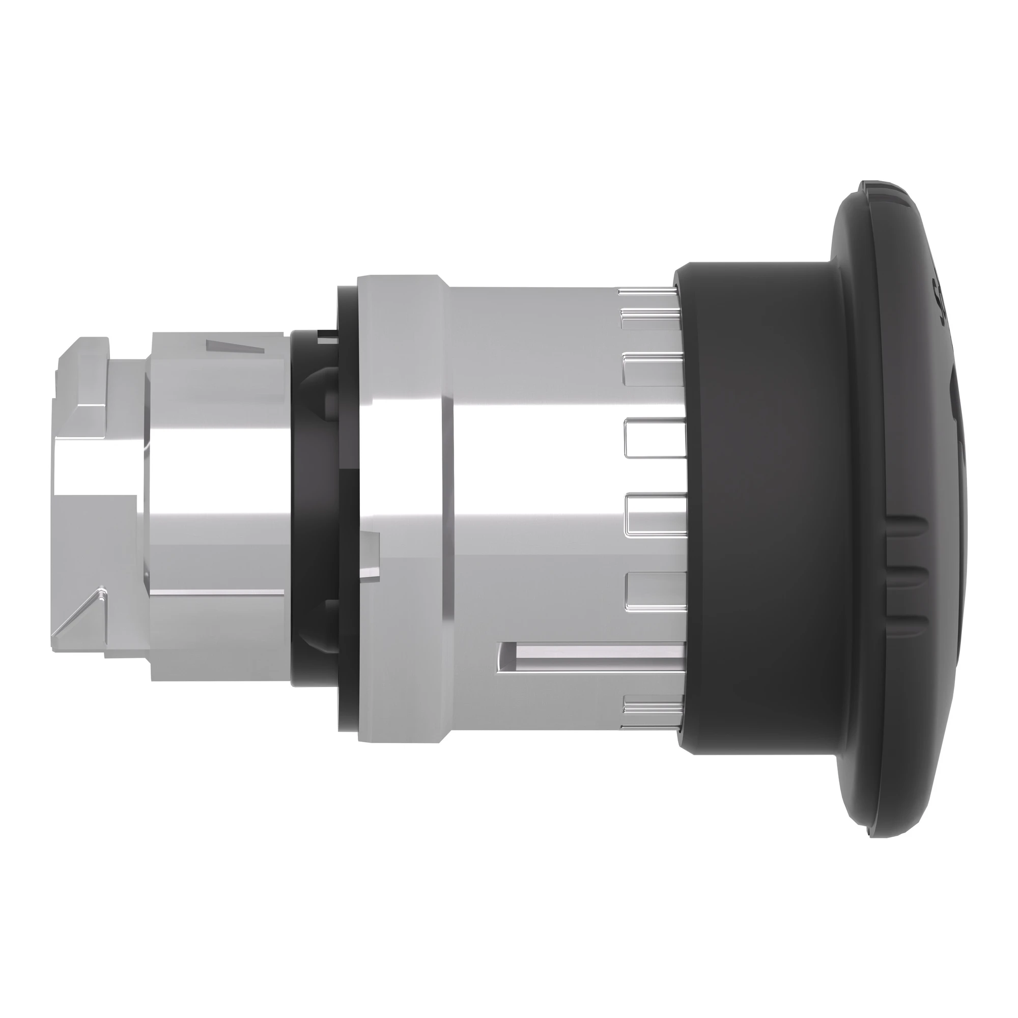 Schneider Electric ZB4BS52 Mushroom Push Button, Front Element, Harmony XB4, Metal, 22mm, Black, Mushroom 40mm, Twist to Release (img_003) Schneider Electric ZB4BS52 Mushroom Push Button, Front Element, Harmony XB4, Metal, 22mm, Black, Mushroom 40mm, Twist to Release (img_003)