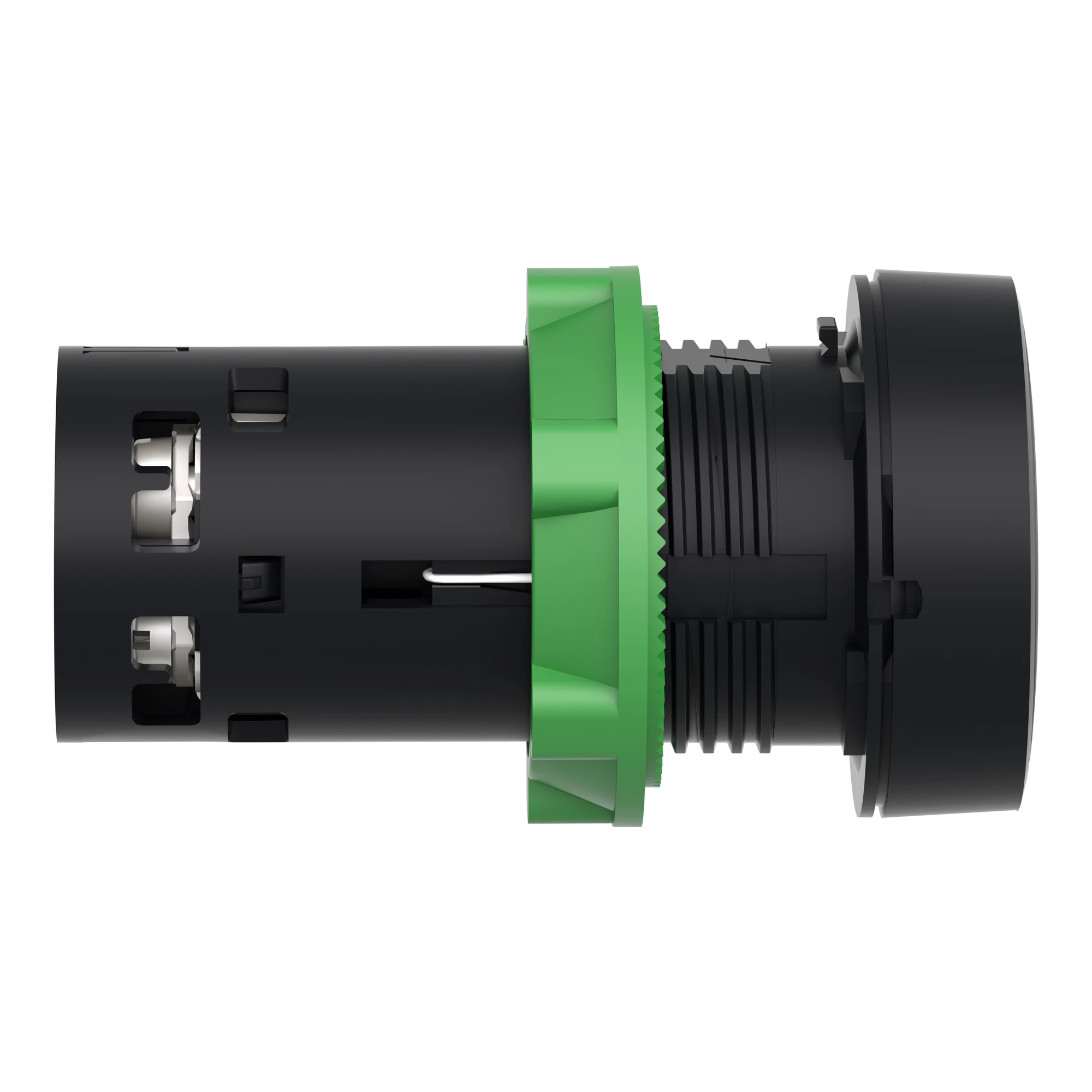 Schneider Electric XB7NA25 Push Button, Harmony XB7, Monoblock, Plastic, Ø22mm, Black, 1NO+1NC, Screw Terminal (img_003)