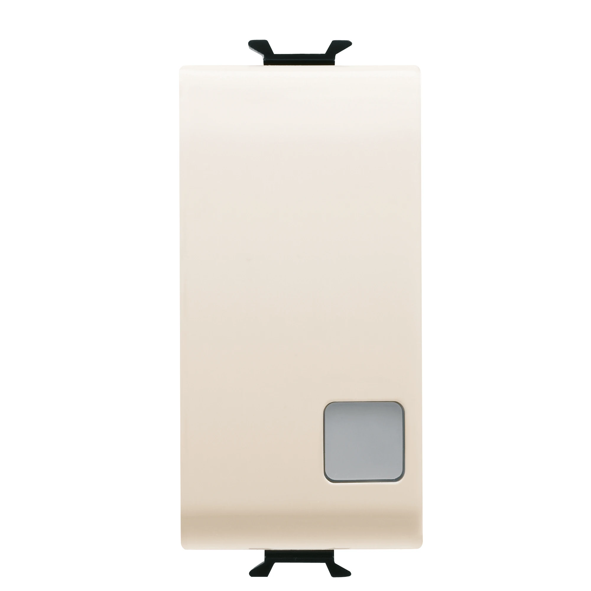 GEWISS GW11053 TWO-WAY SWITCH 1P 250V ac - 16AX ILLUMINABLE - WITH REPLACEABLE NEUTRAL LENS - 1 MODULE - .IVORY - CHORUSMART (img_001)