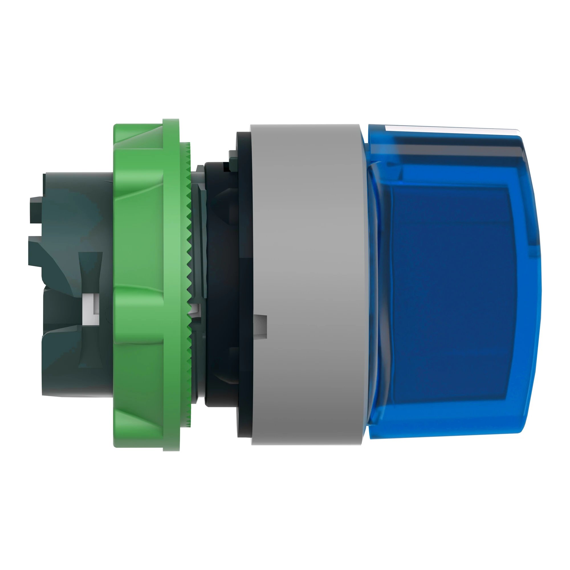 Schneider Electric ZB5AK1363C0 Illuminated Selector Switch, Front Element, Harmony XB5, Plastic, 22mm, Blue, for Universal LED, 3 Positions, Latching (img_008)