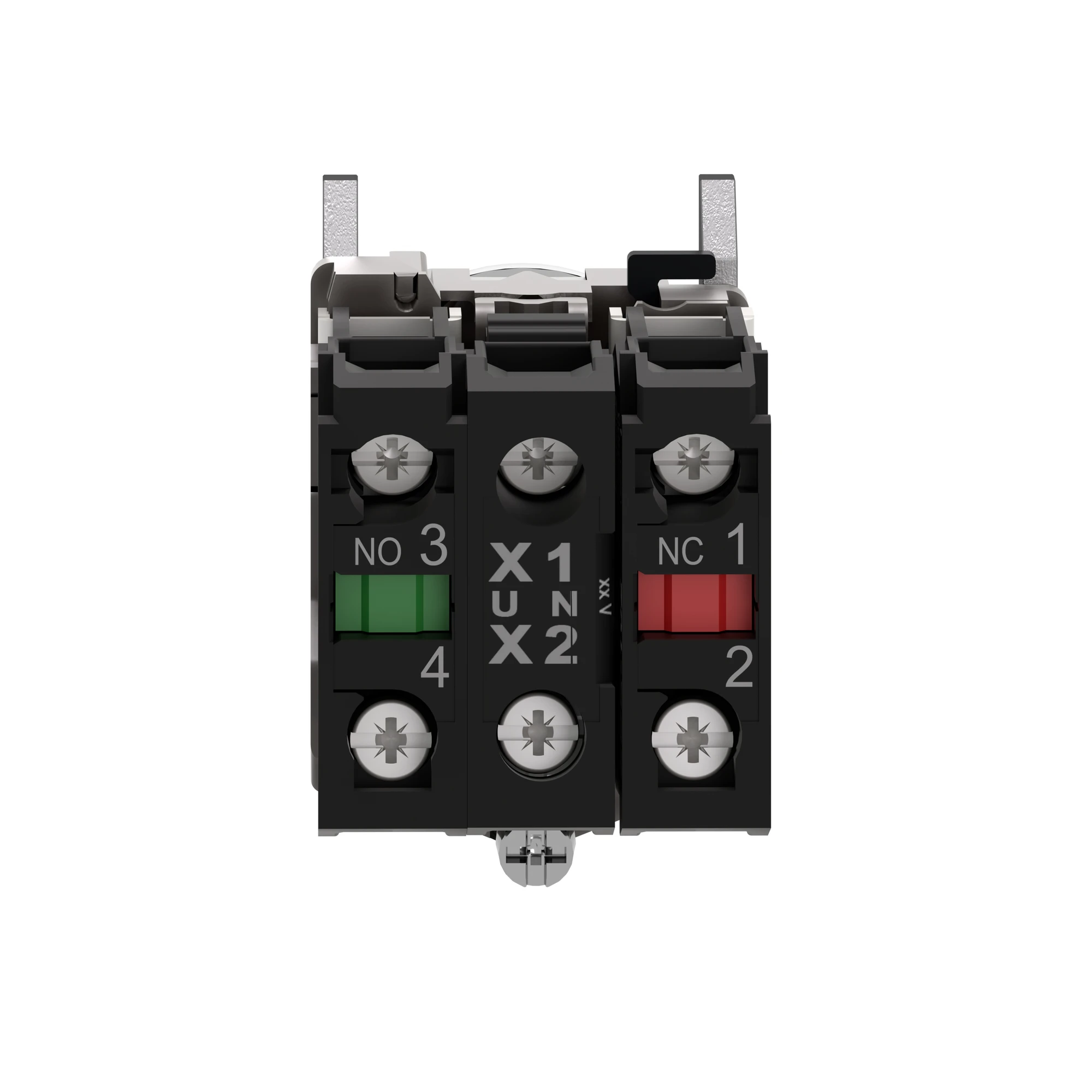 Schneider Electric XB4BW31G5 Illuminated pushbutton, Harmony XB4, metal, 22mm, white, unlabeled, universal LED, smooth dome, 1NO+1NC, 110-120V AC (img_002) Schneider Electric XB4BW31G5 Illuminated pushbutton, Harmony XB4, metal, 22mm, white, unlabeled, universal LED, smooth dome, 1NO+1NC, 110-120V AC (img_002)