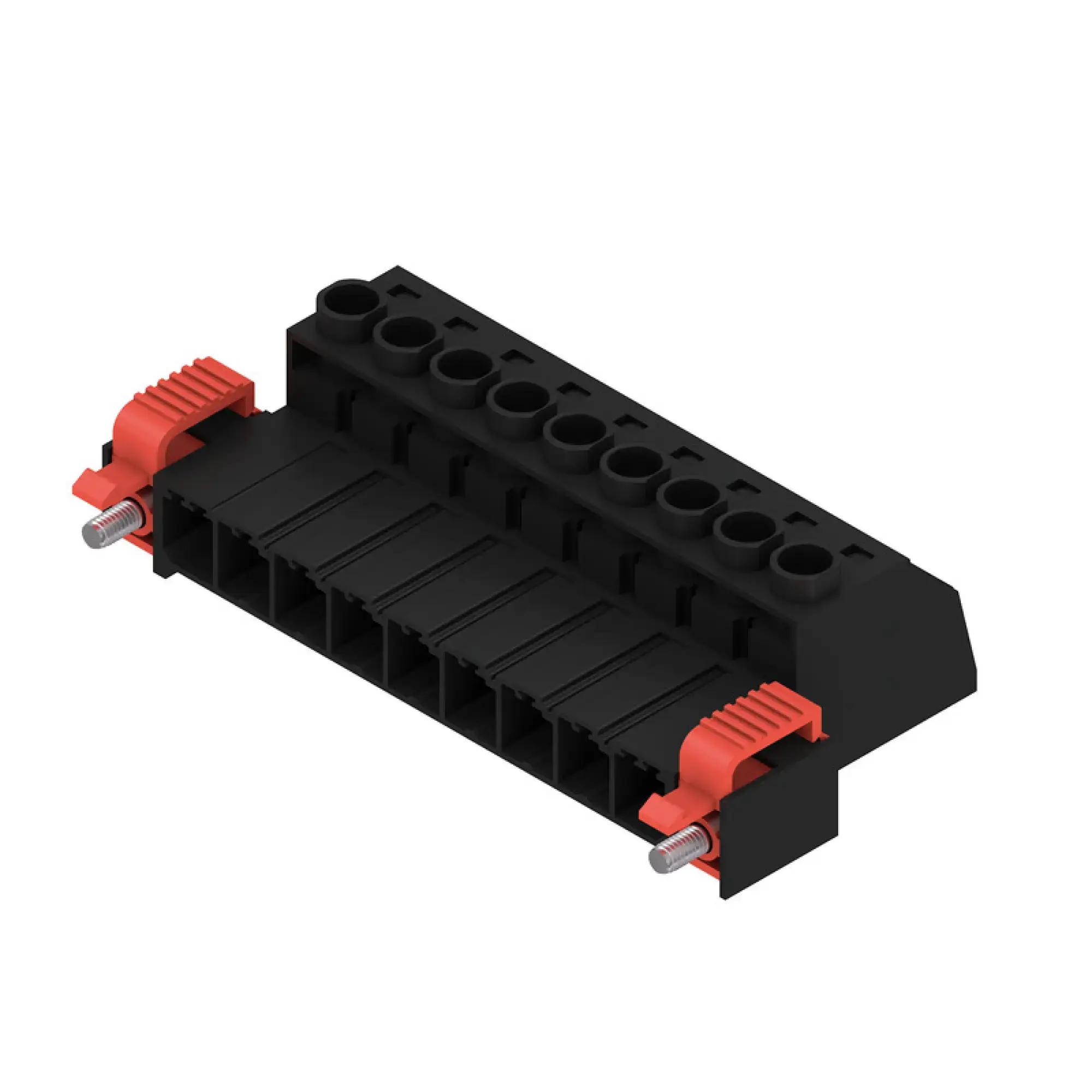 Weidmüller 1951070000 PCB connector (wire connection), 1000 V, 57 A, Pitch in mm: 7.62, 6 mm², Number of poles: 9, Clamping yoke connection, Box SVZ 7.62HP/09/180SFC SN BK BX (img_001) Weidmüller 1951070000 PCB connector (wire connection), 1000 V, 57 A, Pitch in mm: 7.62, 6 mm², Number of poles: 9, Clamping yoke connection, Box SVZ 7.62HP/09/180SFC SN BK BX (img_001)