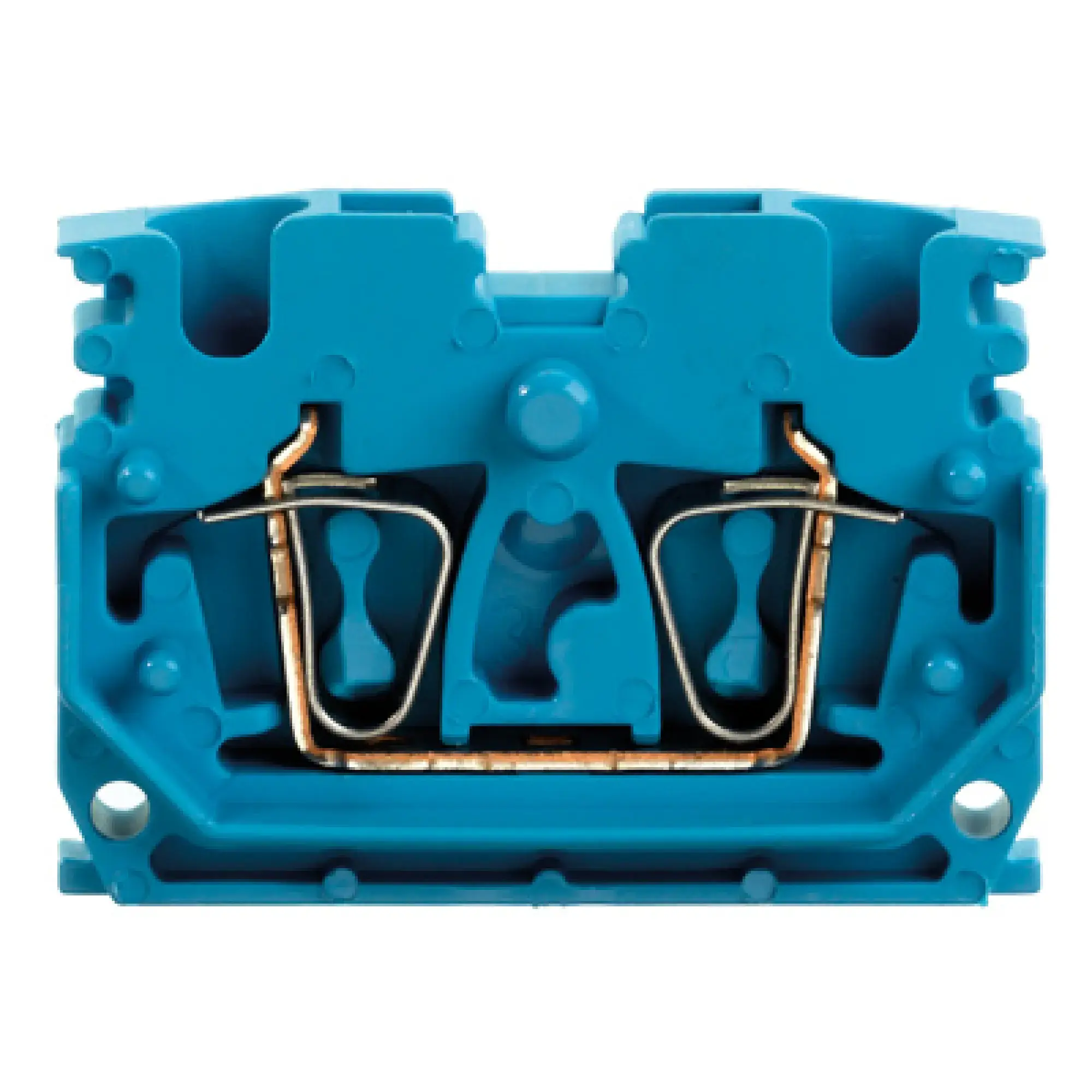 Weidmüller 1704360000 Feed-through terminal block, Tension-clamp connection, blue, 2.5 mm², 24 A, 800 V, Number of connections: 2 (img_001)