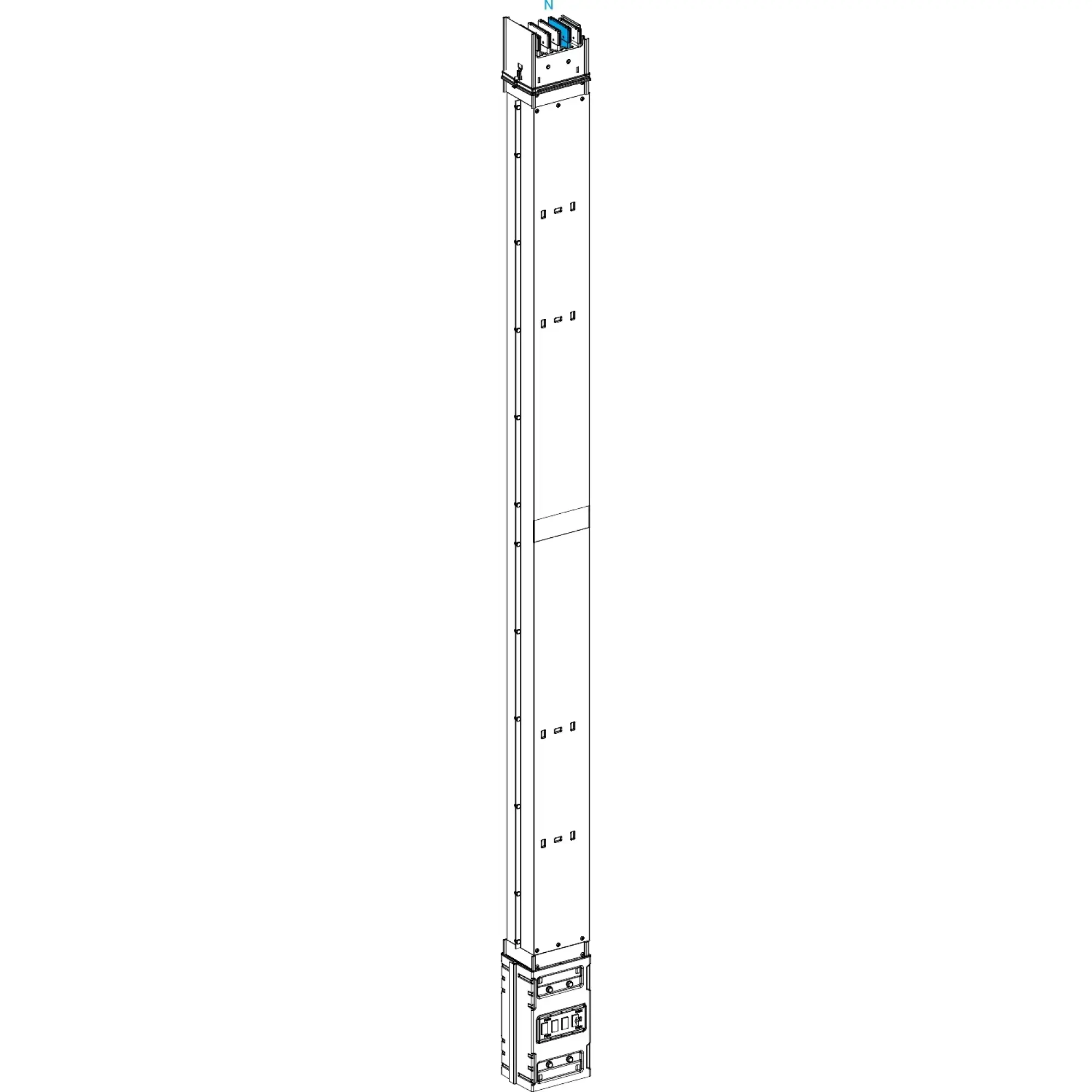 Schneider Electric KSA630CM4AF KSA straight element, 630A, selectable length, transport, fire barrier (img_002)