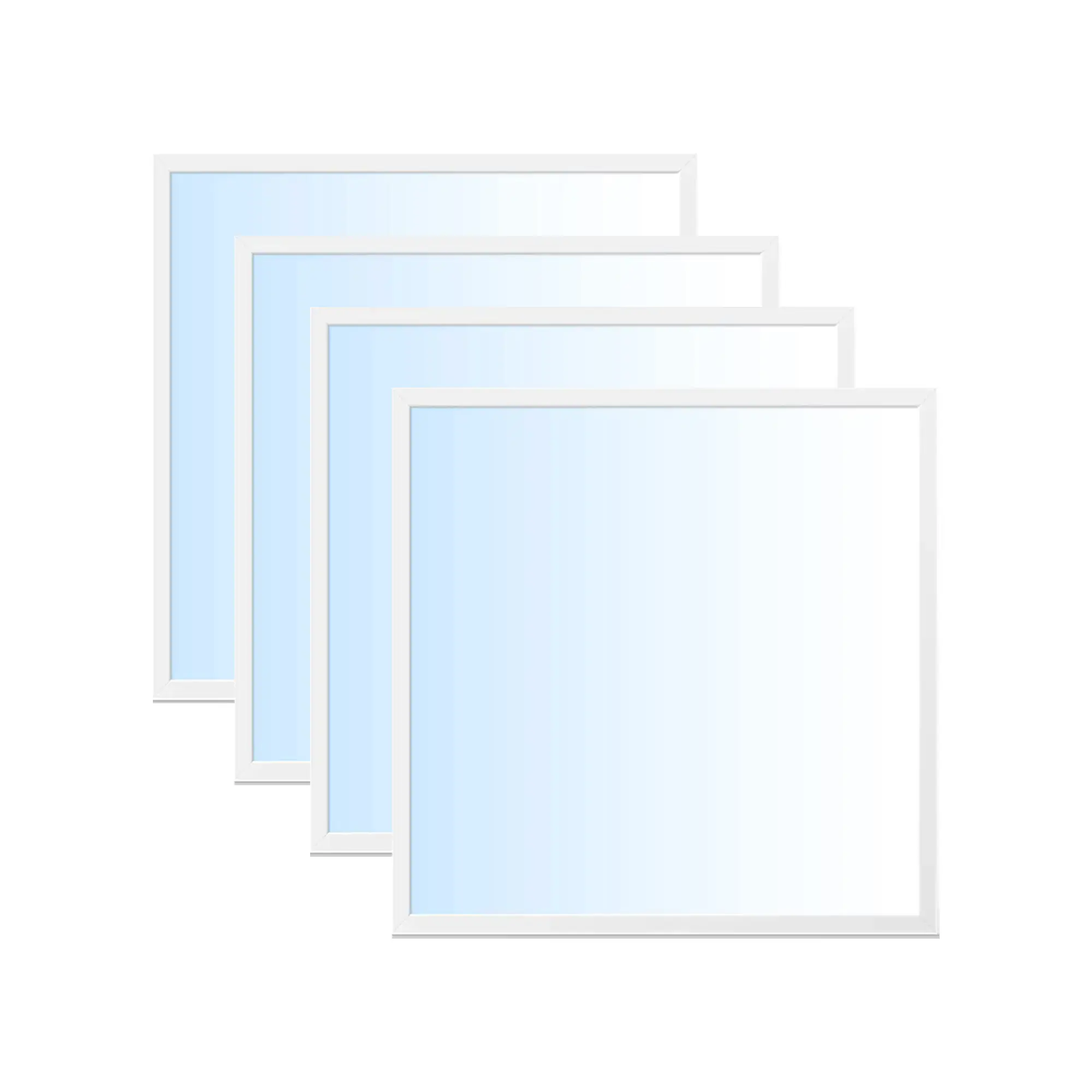 WSU Lights WS000001519-4 4-pack LED Panel, 62x62, cool white 6000K, 40W, 4400lm, UGR