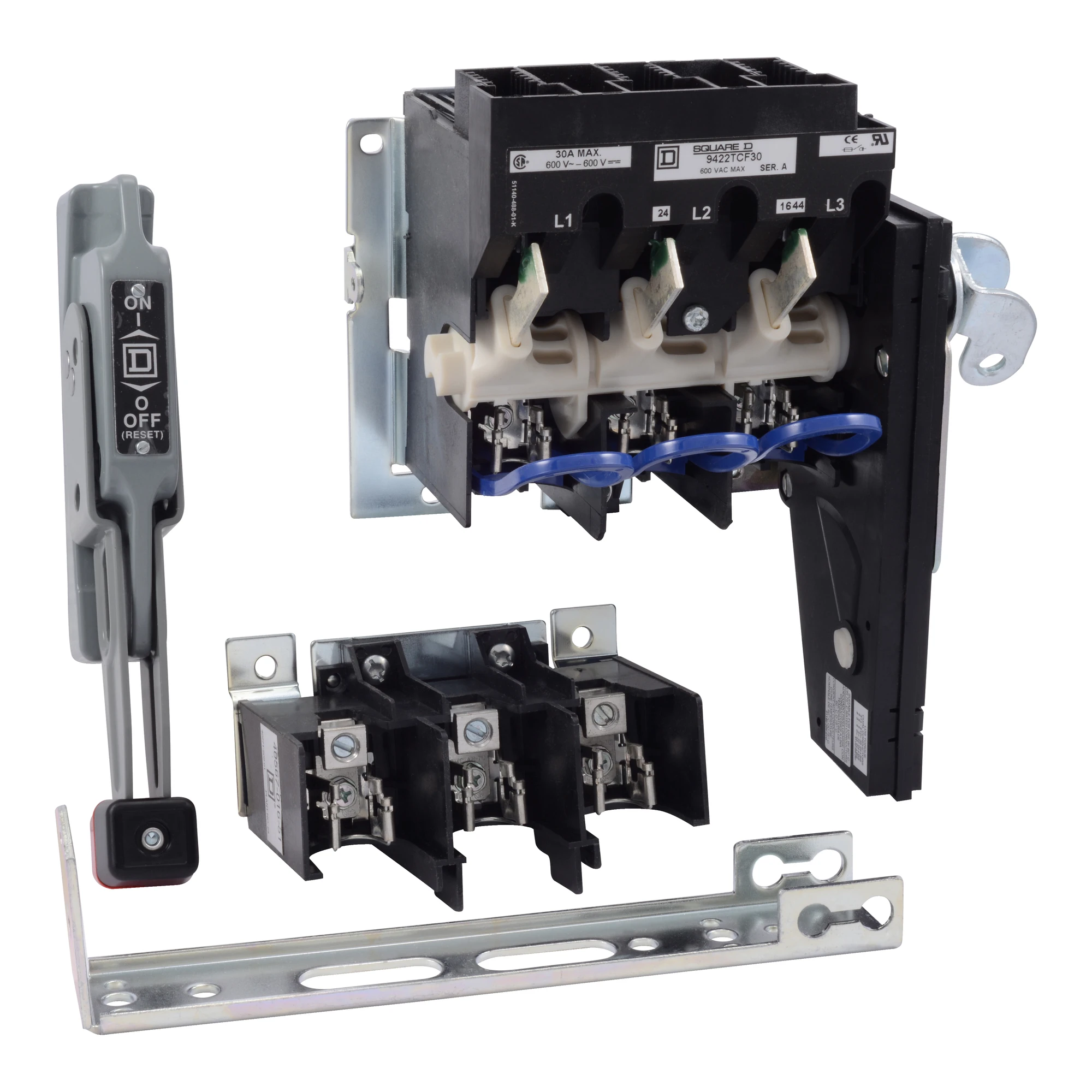 Schneider Electric 9422ATCF331 Load disconnect switch, Fuse. 30A, 600V, 60A, 250V, Schneider Electric 9422ATCF331 Load disconnect switch, Fuse. 30A, 600V, 60A, 250V,