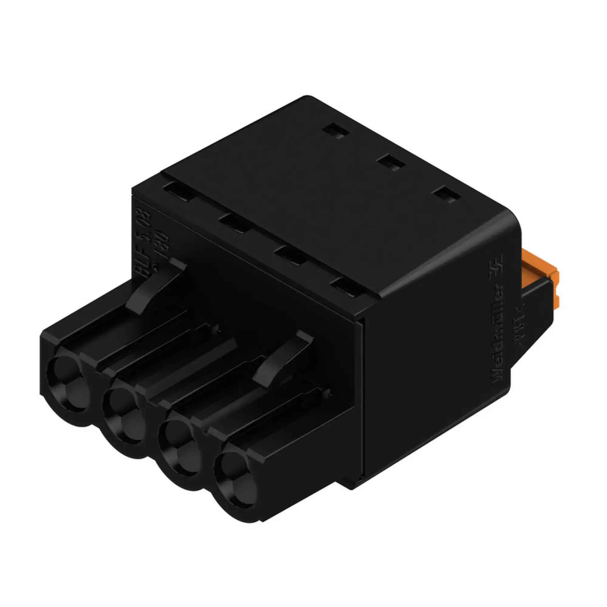 Weidmüller 1013450000 PCB connector (wire connection), 320 V, 24 A, Pitch in mm: 5.08, 3.31 mm², Number of poles: 4, PUSH IN with actuator, Box (img_001)