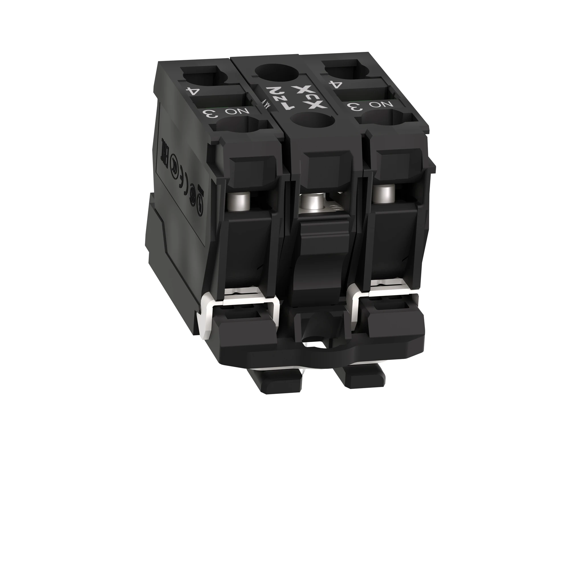 Schneider Electric ZB5AW0B13 Auxiliary switch block, Harmony XB5, plastic, white, universal LED, with mounting flange, 2S, 24V ACDC (img_006) Schneider Electric ZB5AW0B13 Auxiliary switch block, Harmony XB5, plastic, white, universal LED, with mounting flange, 2S, 24V ACDC (img_006)