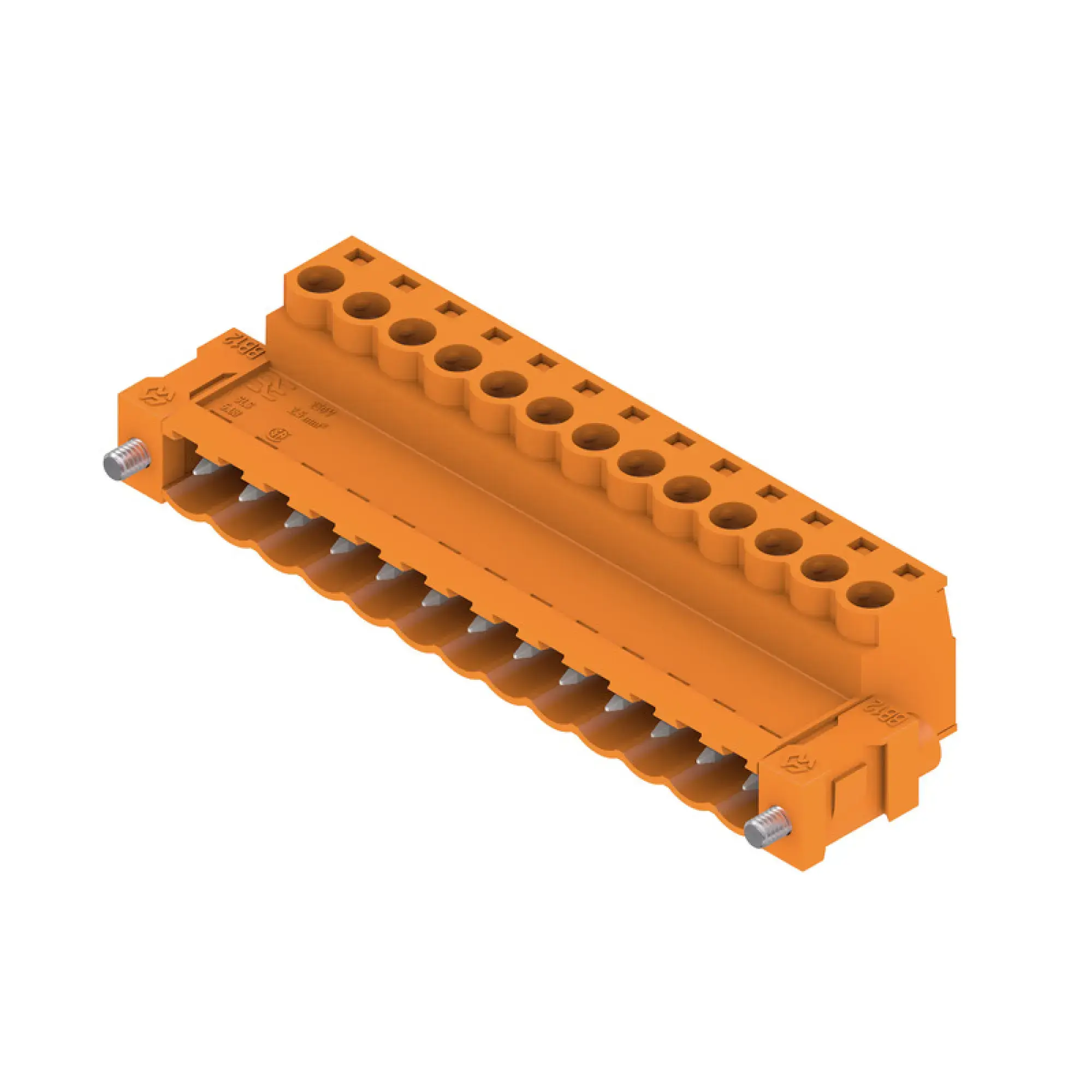 Weidmüller 1846320000 PCB connector (wire connection), 320 V, 21.5 A, Pitch in mm: 5.08, 3.31 mm², Number of poles: 13, Clamping yoke connection, Box (img_001)