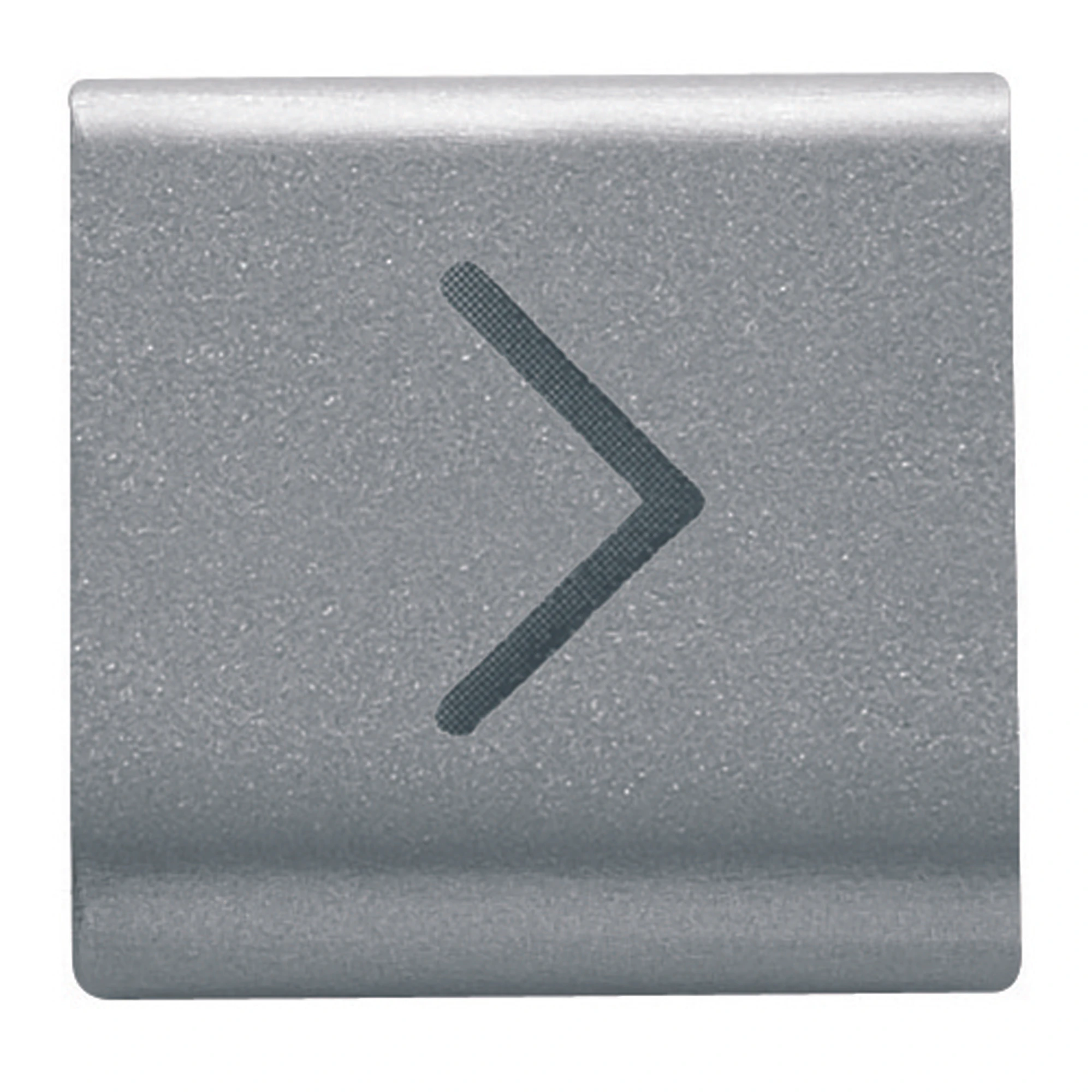 GEWISS GW14546 INTERCHANGEABLE BUTTON KEY - 22X22mm - HORIZONTAL ARROW - TITANIUM - CHORUSMART (img_001)