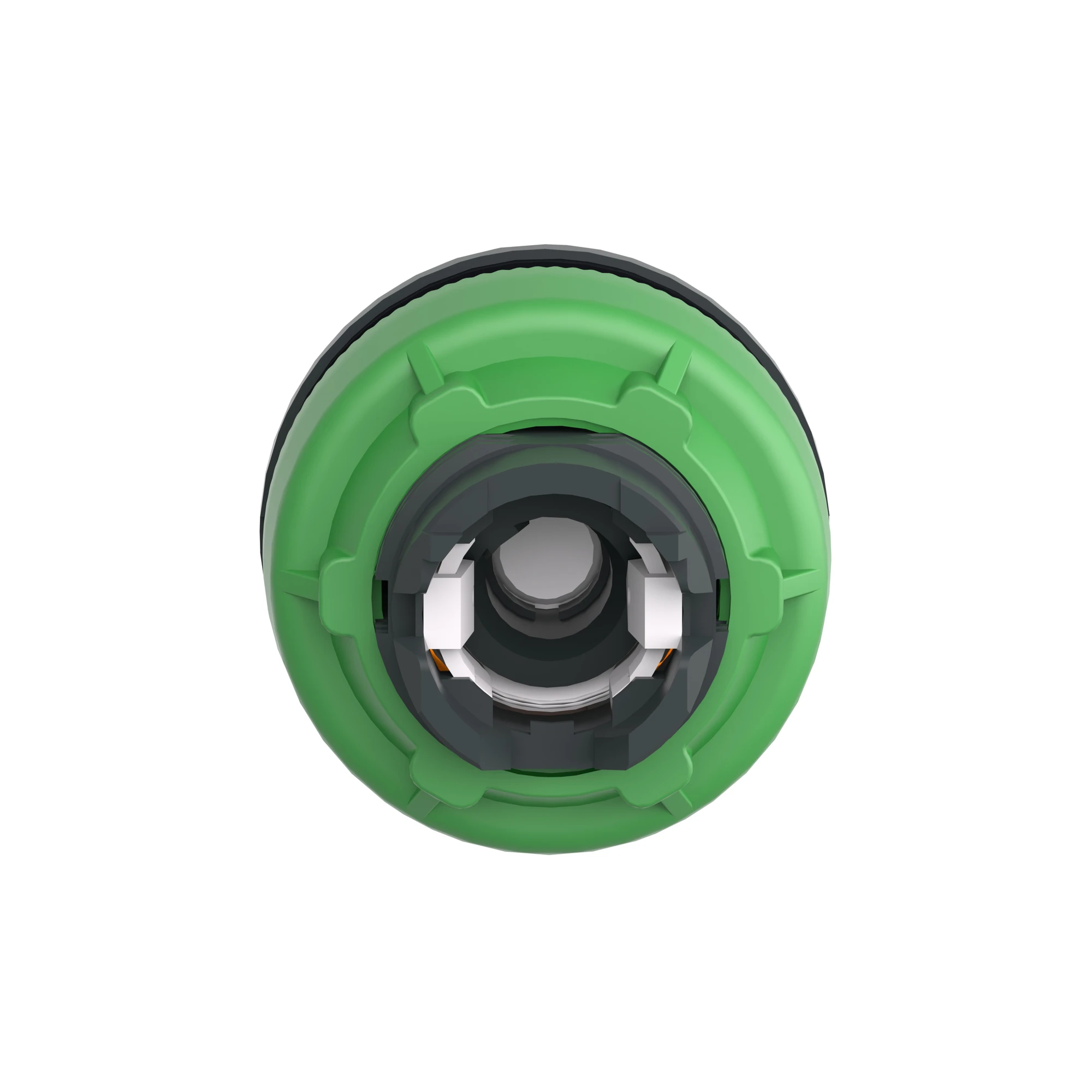Schneider Electric ZB5FK1553 Illuminated selector switch, front element, Harmony XB5F, plastic, 30mm, orange, for universal LED, 3 positions, stays put (img_002)