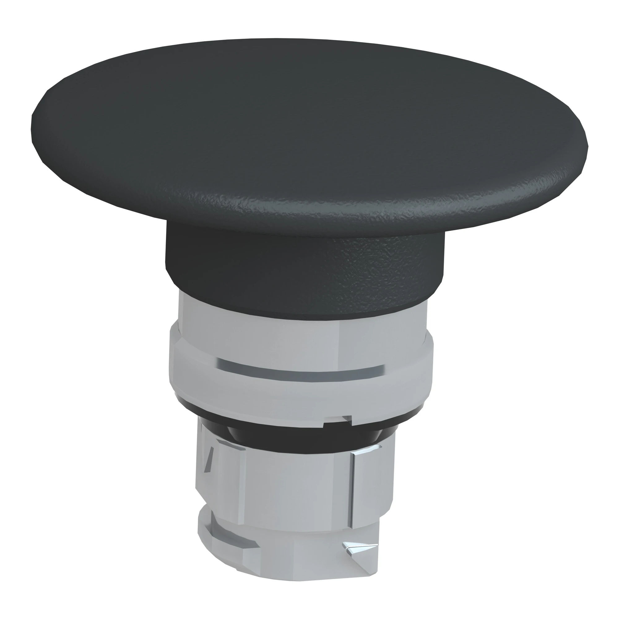 Schneider Electric ZB4BR216 Mushroom Push Button, Front Element, Harmony XB4, Metal, 22mm, Black, Mushroom 60mm Convex, Unmarked, Momentary (img_004)
