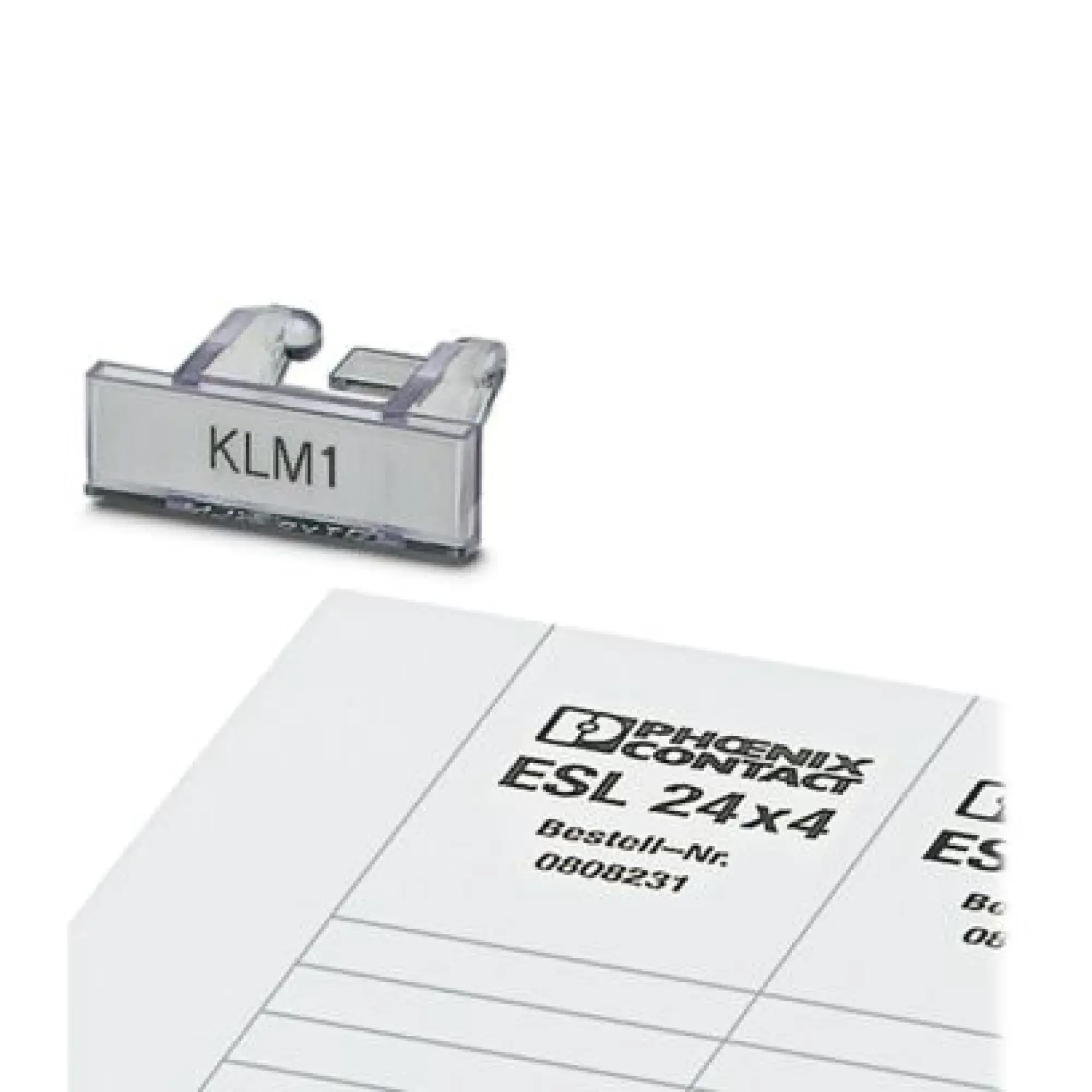 Phoenix Contact 0809382 Terminal strip marker carrier KLM 1 + ESL 24X4 (img_001)