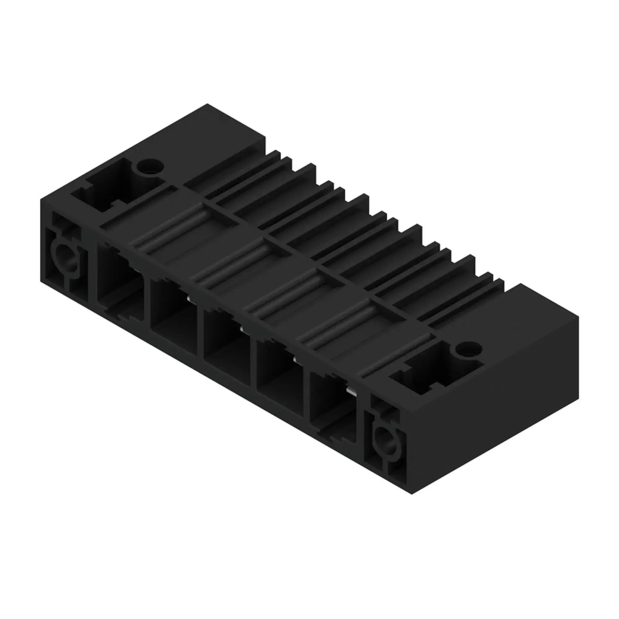 Weidmüller 1813600000 PCB connector (board connection), 1000 V, 78.3 A, Pitch in mm: 10.16, Number of poles: 5, THT solder connection, Box (img_001)