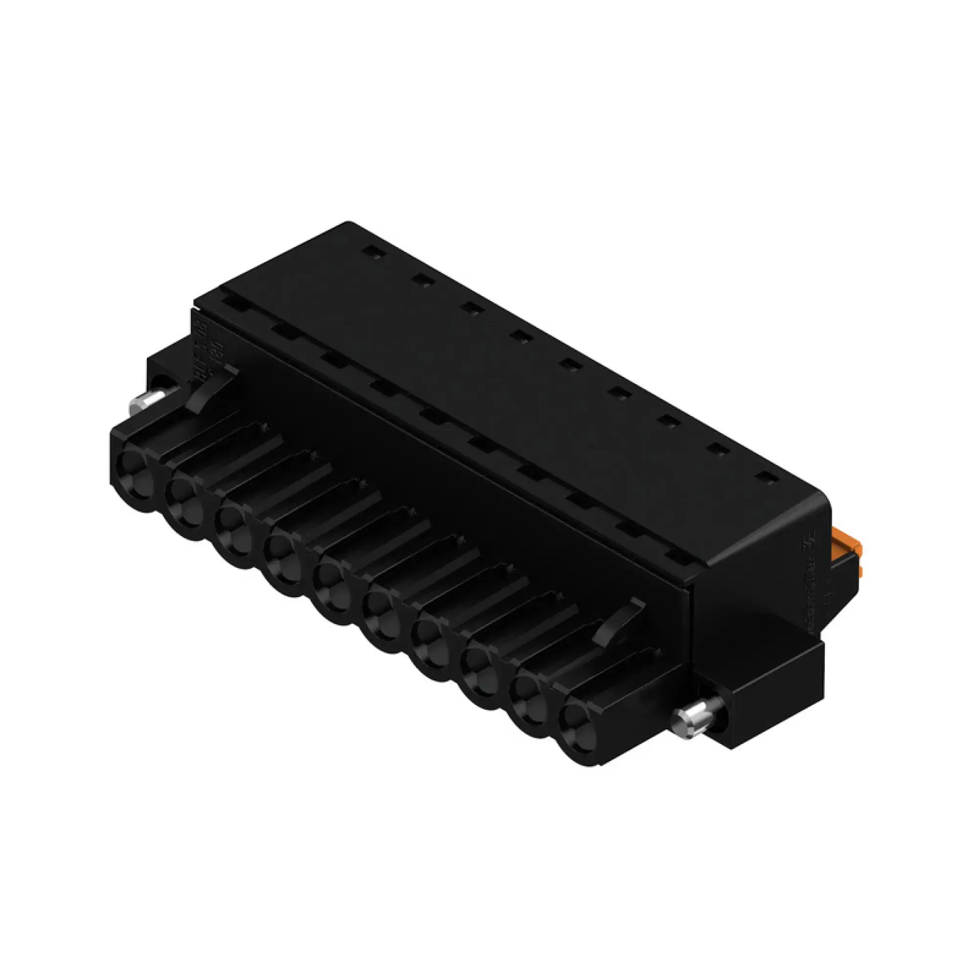 Weidmüller 1012730000 PCB connector (wire connection), 320 V, 24 A, Pitch in mm: 5.08, 3.31 mm², Number of poles: 10, PUSH IN with actuator, Box (img_001)
