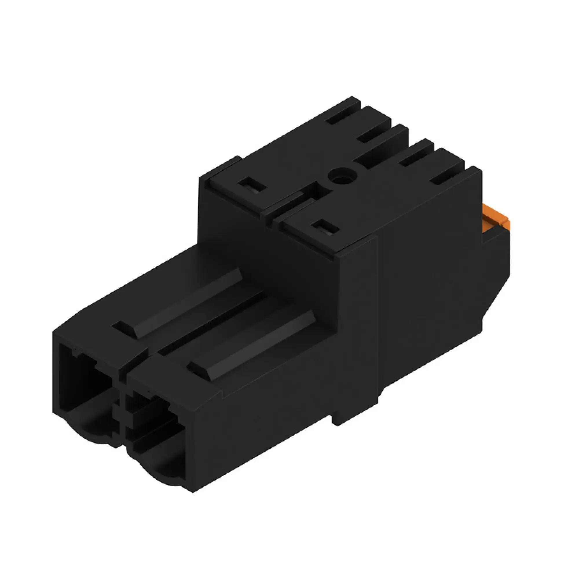 Weidmüller 1043590000 PCB connector (wire connection), 1000 V, 24 A, Pitch in mm: 7.62, 2.5 mm², Number of poles: 2, PUSH IN with actuator, Tension-clamp connection, Box (img_001)