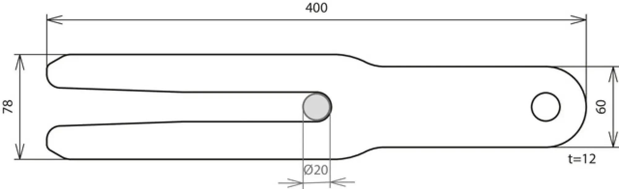 Dehn 621095 Earth rod fork for screwable earth rod Galvanised steel 400x78x12mm (img_002) Dehn 621095 Earth rod fork for screwable earth rod Galvanised steel 400x78x12mm (img_002)