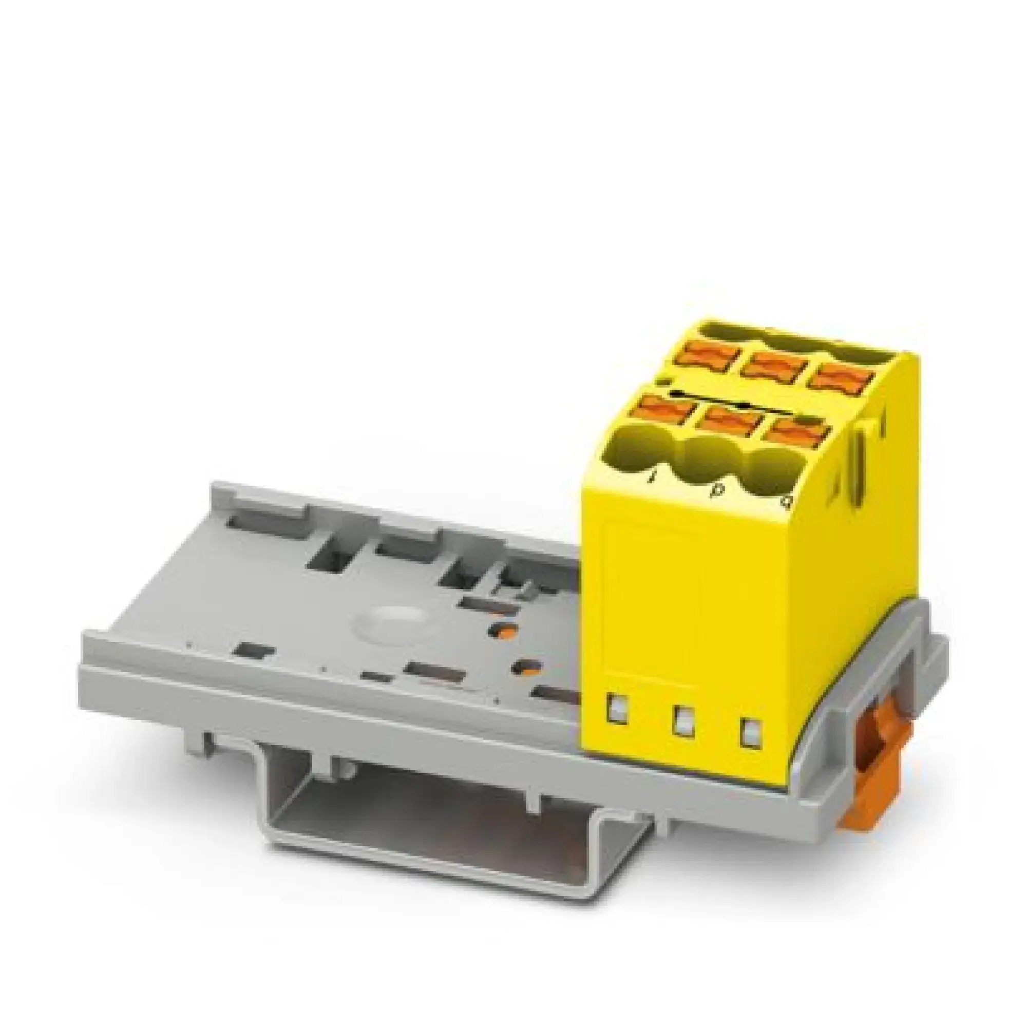 Phoenix Contact 3273006 Distribution block PTFIX 6X2,5-NS35 YE (img_001)
