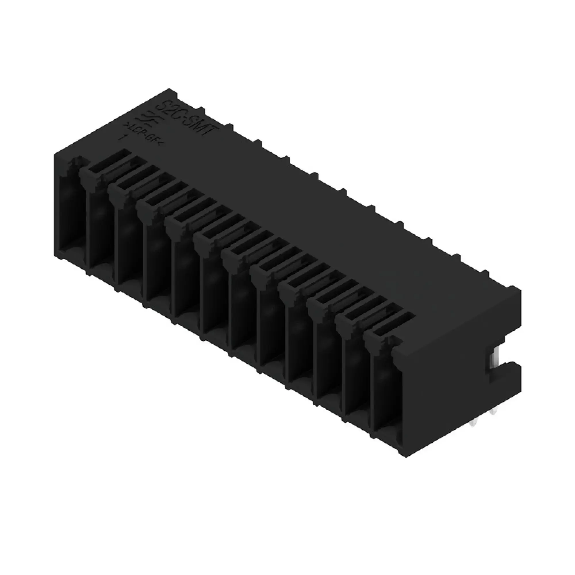 Weidmüller 1289370000 PCB connector (board connection), 160 V, 13.4 A, Pitch in mm: 3.50, Number of poles: 24, THT/THR solder connection, Box (img_001)
