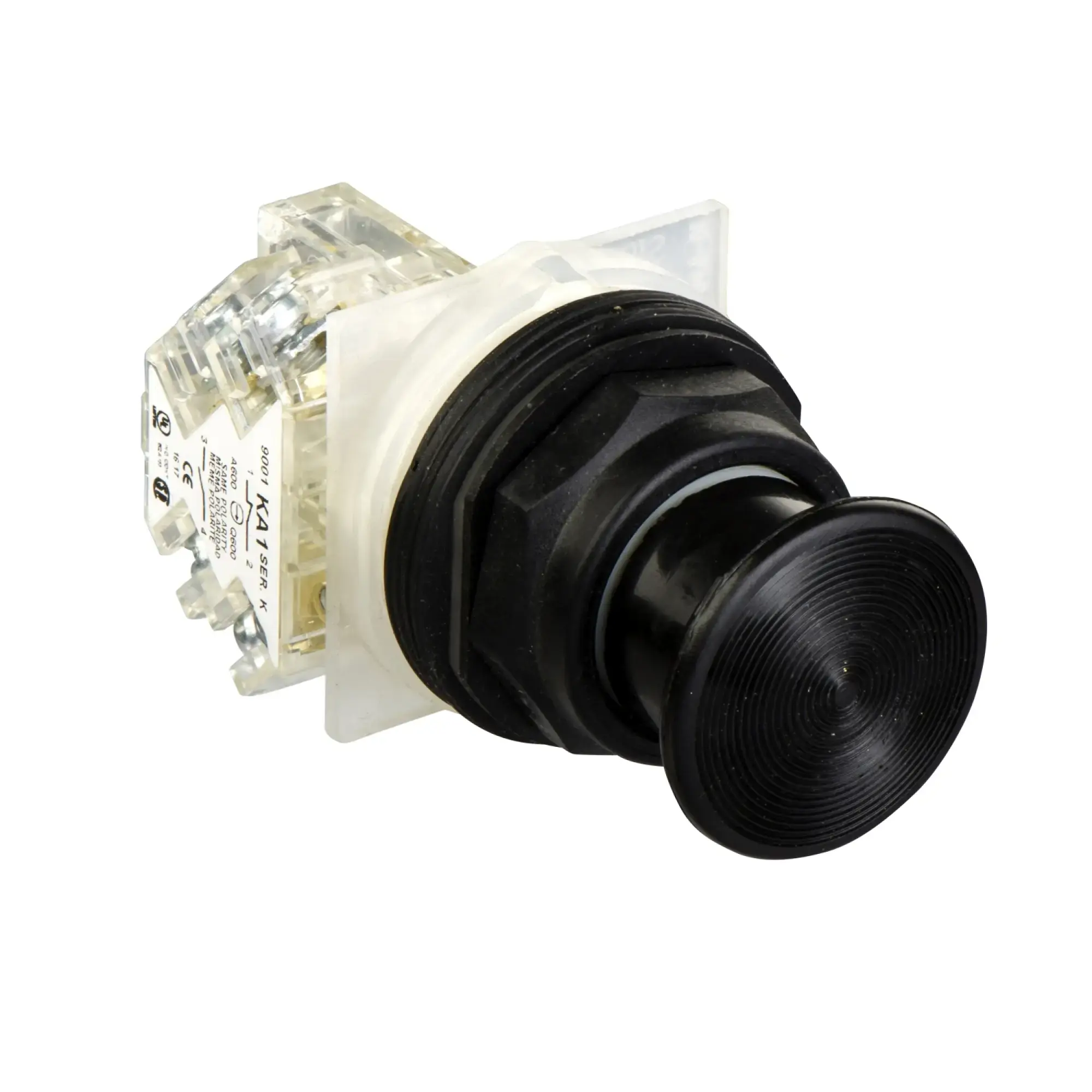 Schneider Electric 9001SKR24BH13 Drucktaster, Ø 30, Kunststoff-Frontr., Pilzdrucktaster Ø 35mm, schwarz, 1W (img_002) Schneider Electric 9001SKR24BH13 Drucktaster, Ø 30, Kunststoff-Frontr., Pilzdrucktaster Ø 35mm, schwarz, 1W (img_002)