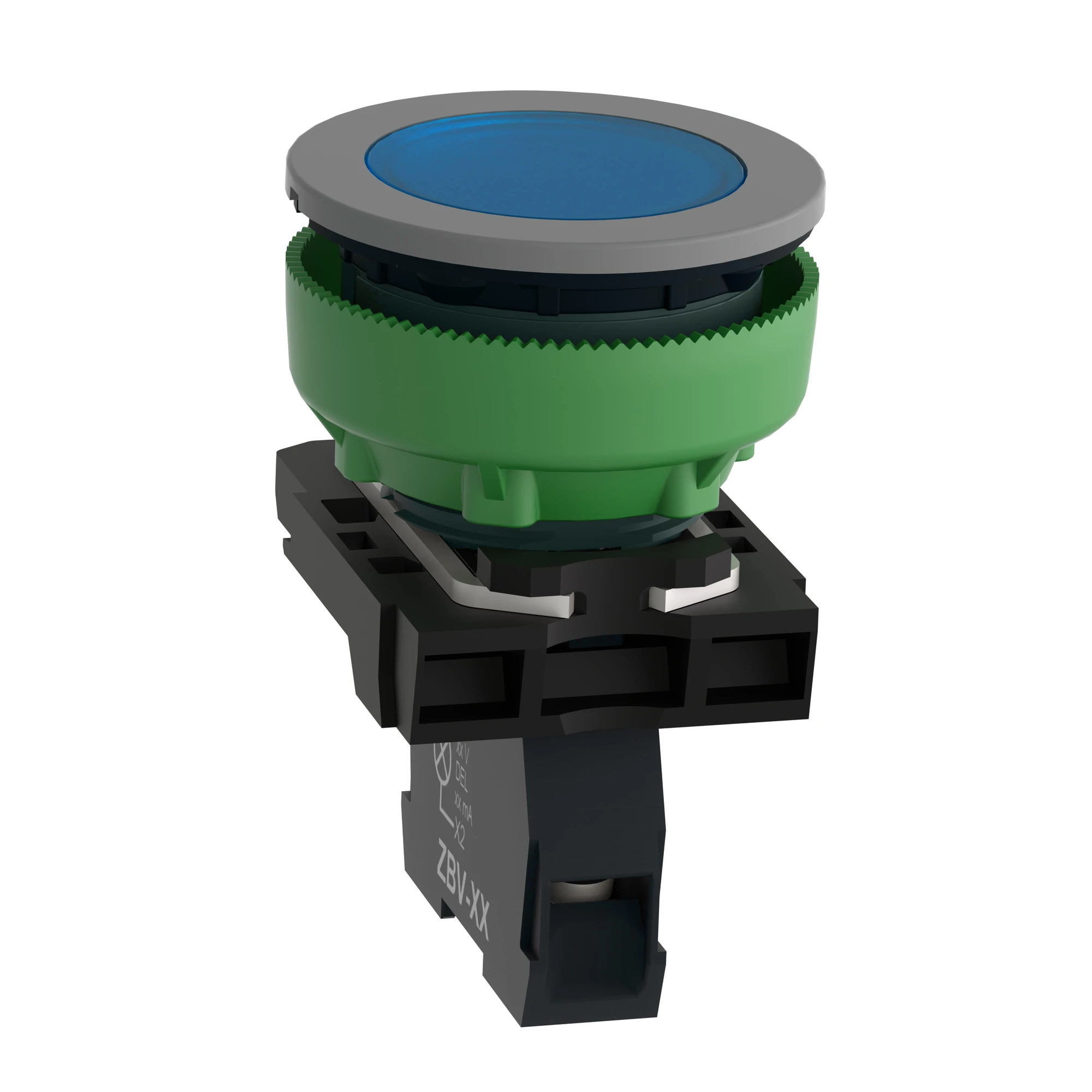 Schneider Electric XB5FVB6C0 Pilot light, Harmony XB5F, plastic, antimicrobial, light grey, blue, 30mm, universal LED, smooth dome, 24V ACDC (img_005) Schneider Electric XB5FVB6C0 Pilot light, Harmony XB5F, plastic, antimicrobial, light grey, blue, 30mm, universal LED, smooth dome, 24V ACDC (img_005)