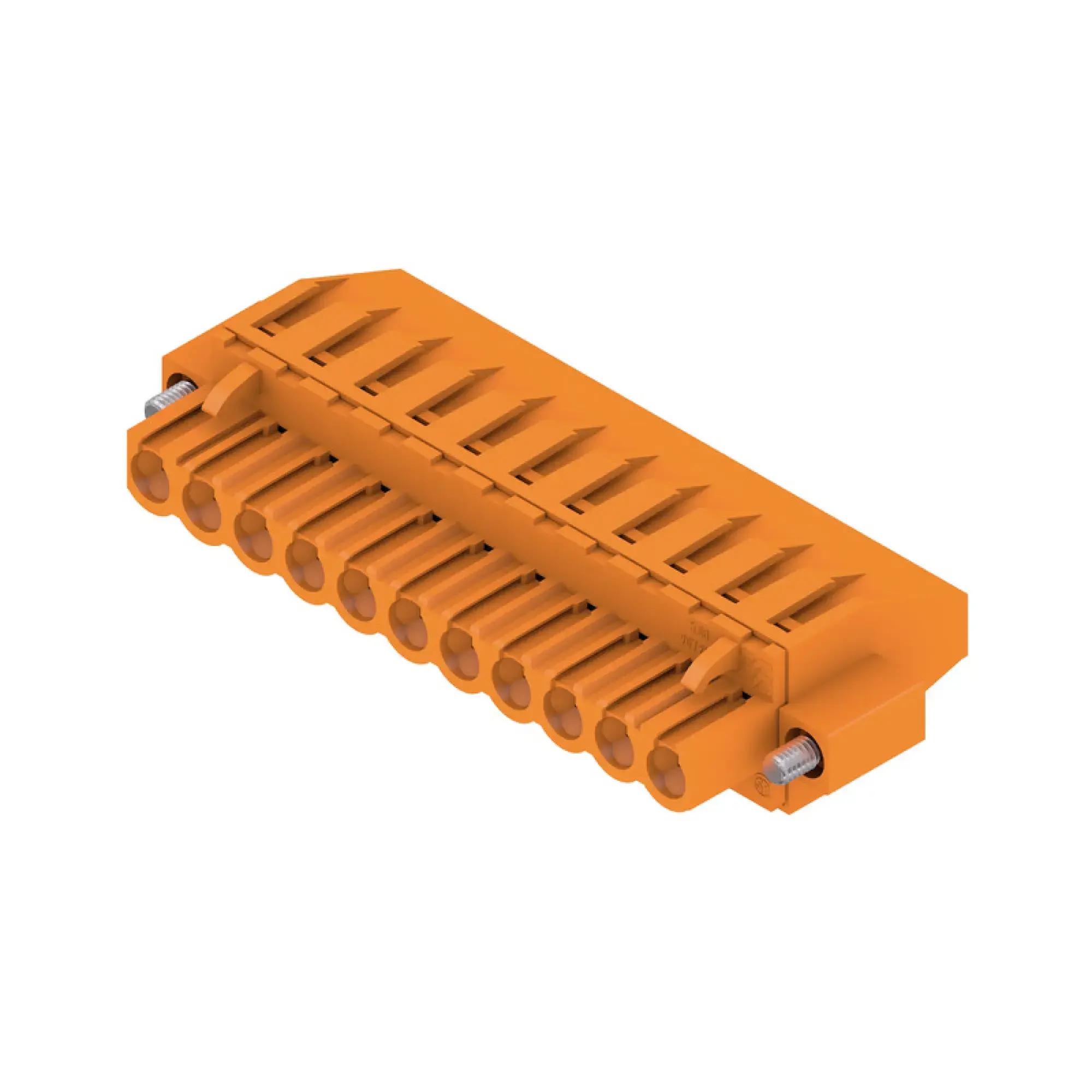 Weidmüller 1950400000 PCB connector (wire connection), 320 V, 23 A, Pitch in mm: 5.08, 4 mm², Number of poles: 11, Clamping yoke connection, Box (img_001)