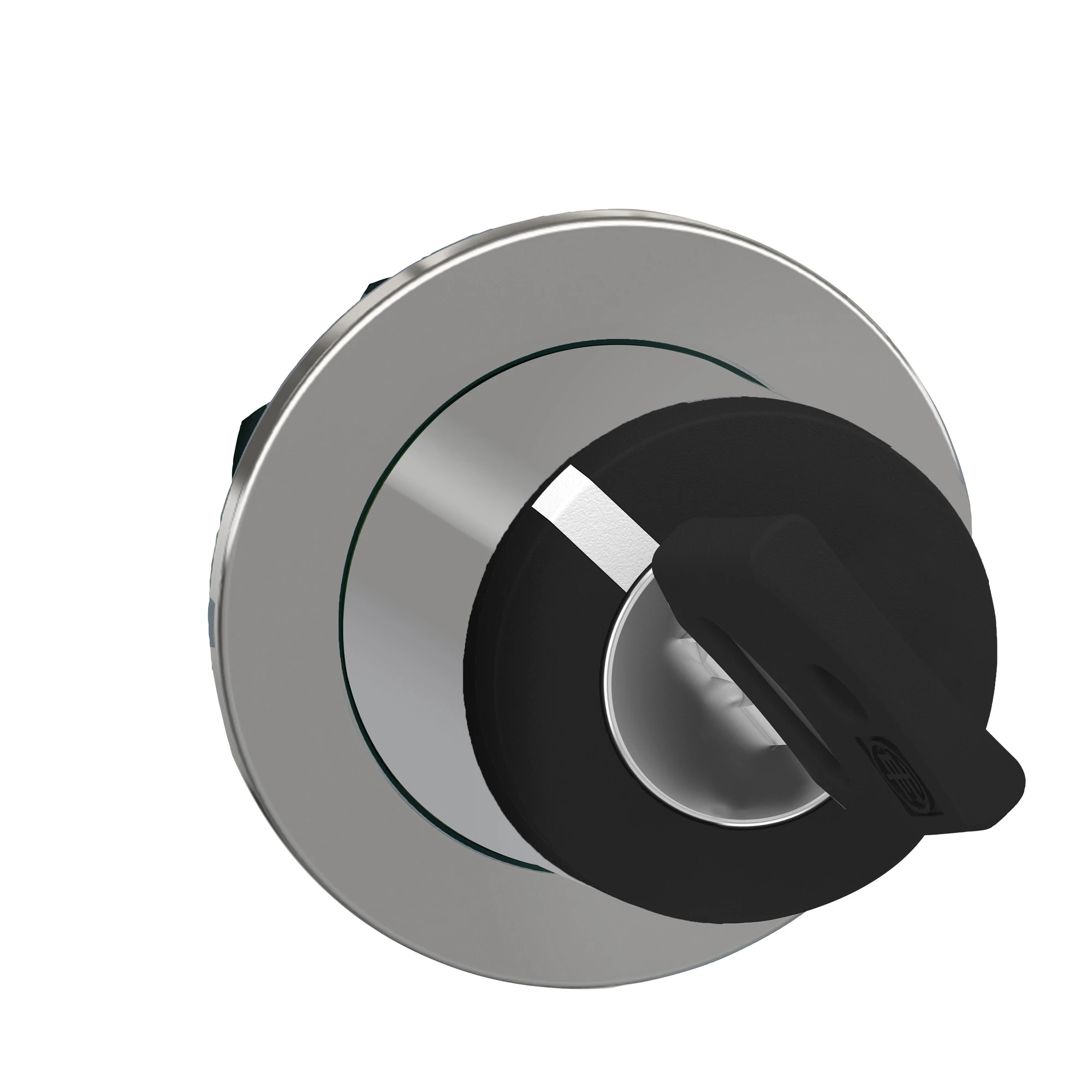 Schneider Electric ZB4FG2 Key switch, front element, Harmony XB4F, metal, 30mm, black, 2 positions, latching (img_001)